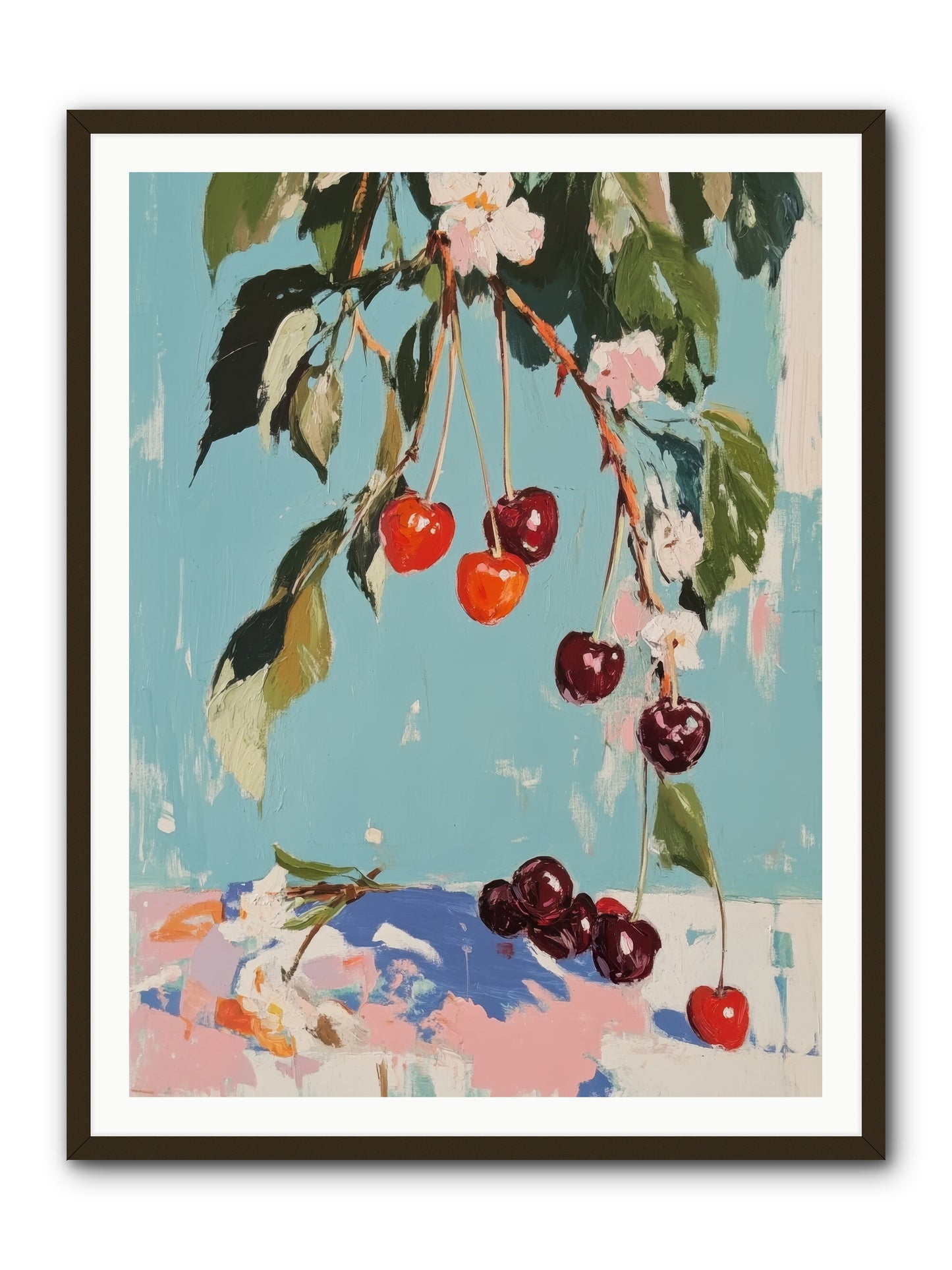 Cherry Jubilee -- Framed Print - Black 36x48
