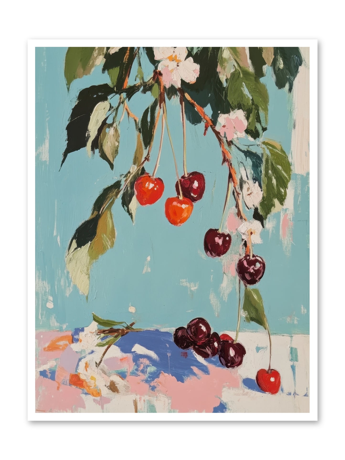 Cherry Jubilee -- Loose Canvas Print 36x48