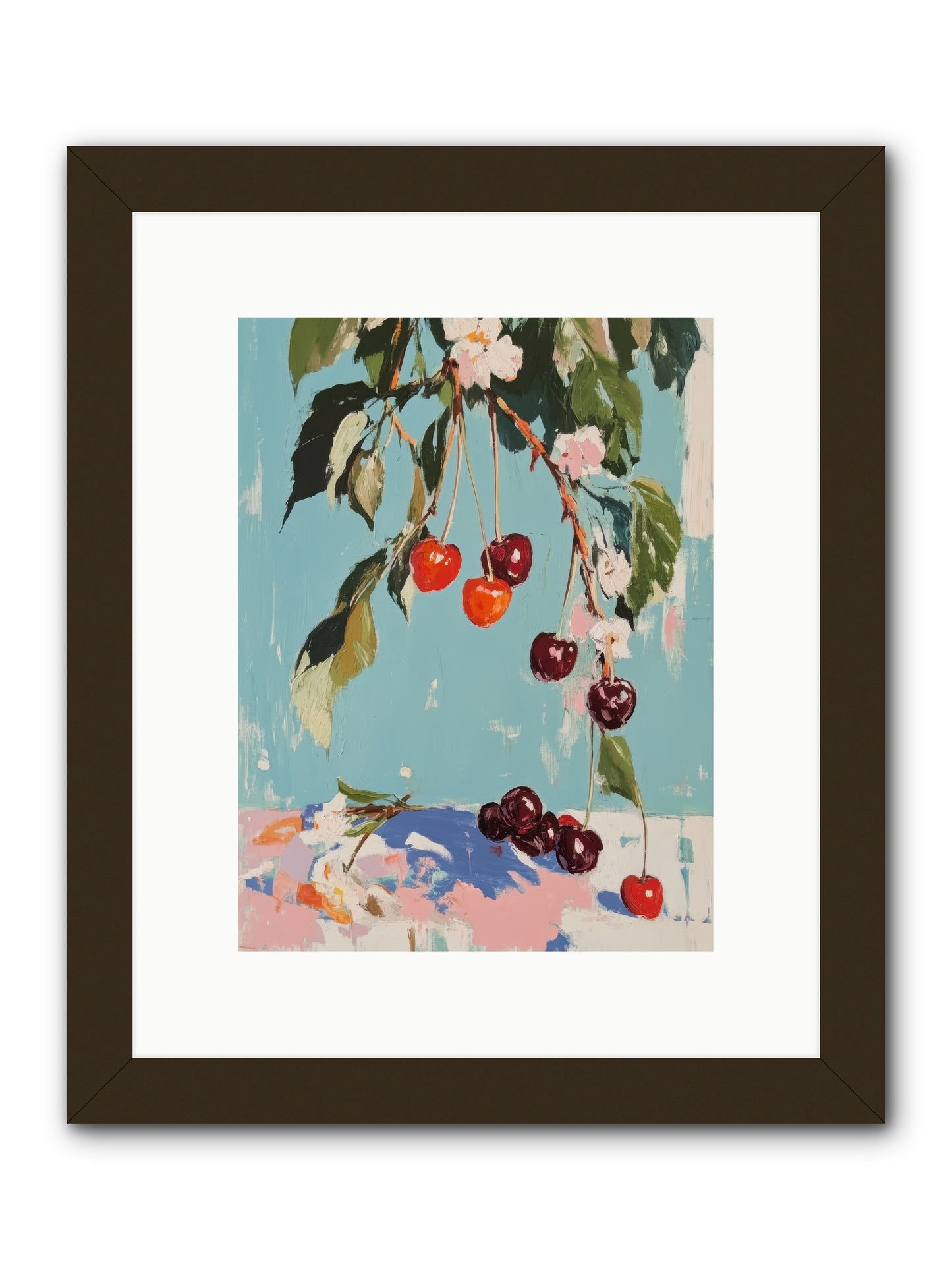 Cherry Jubilee -- Framed Print - Black 9x12