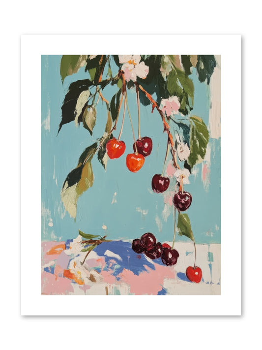 Cherry Jubilee -- Paper Print 9x12