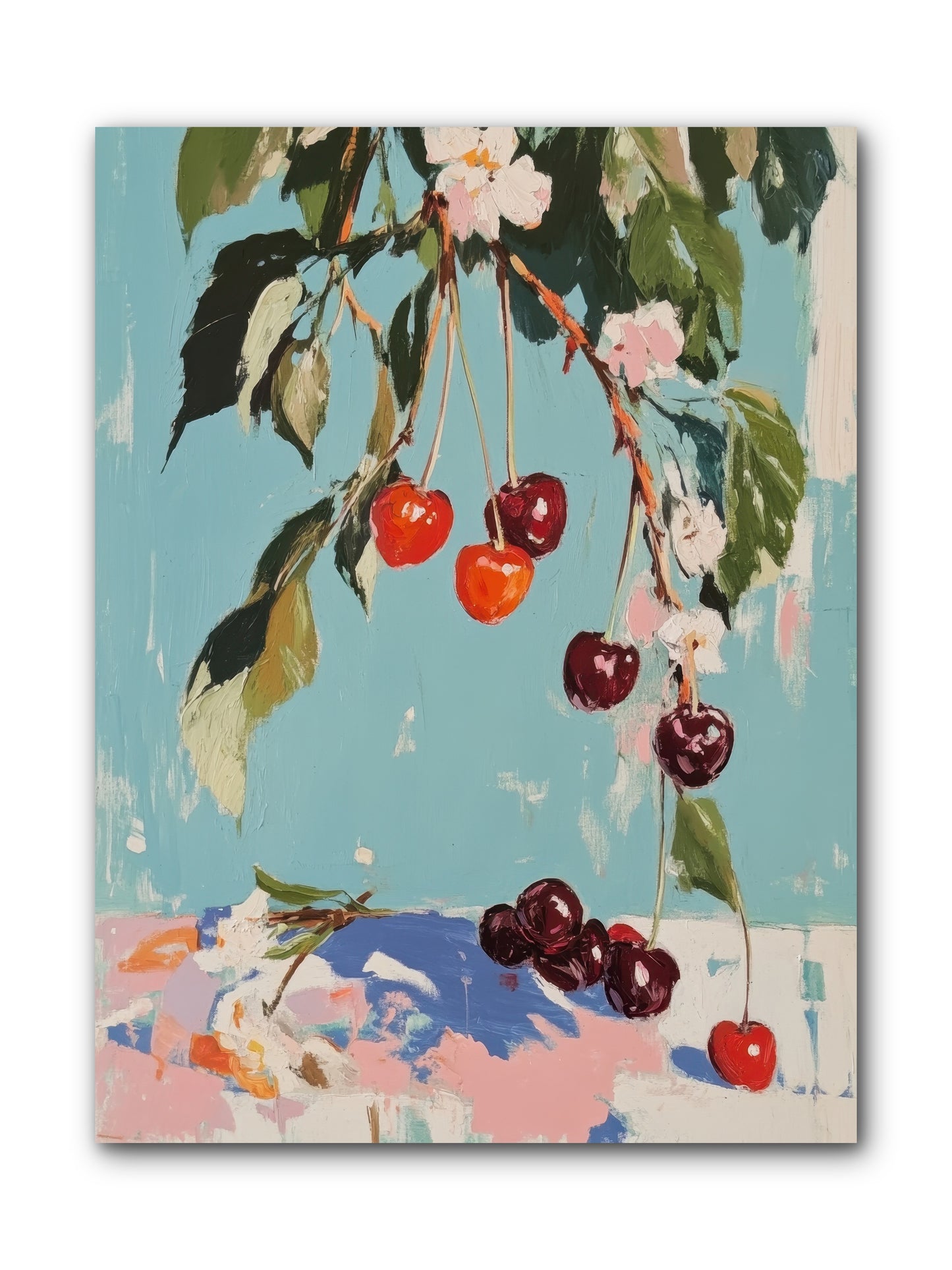 Cherry Jubilee -- Wrapped Canvas 9x12