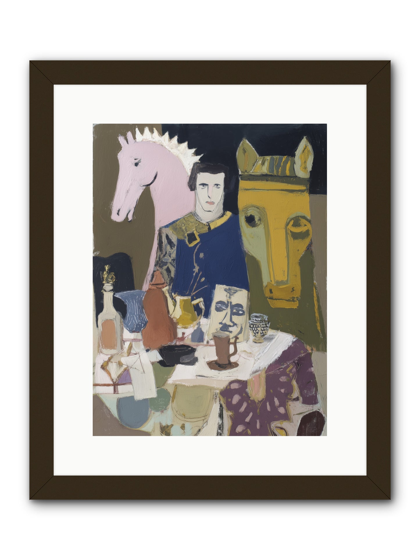 Chicory -- Framed Print - Black 12x16