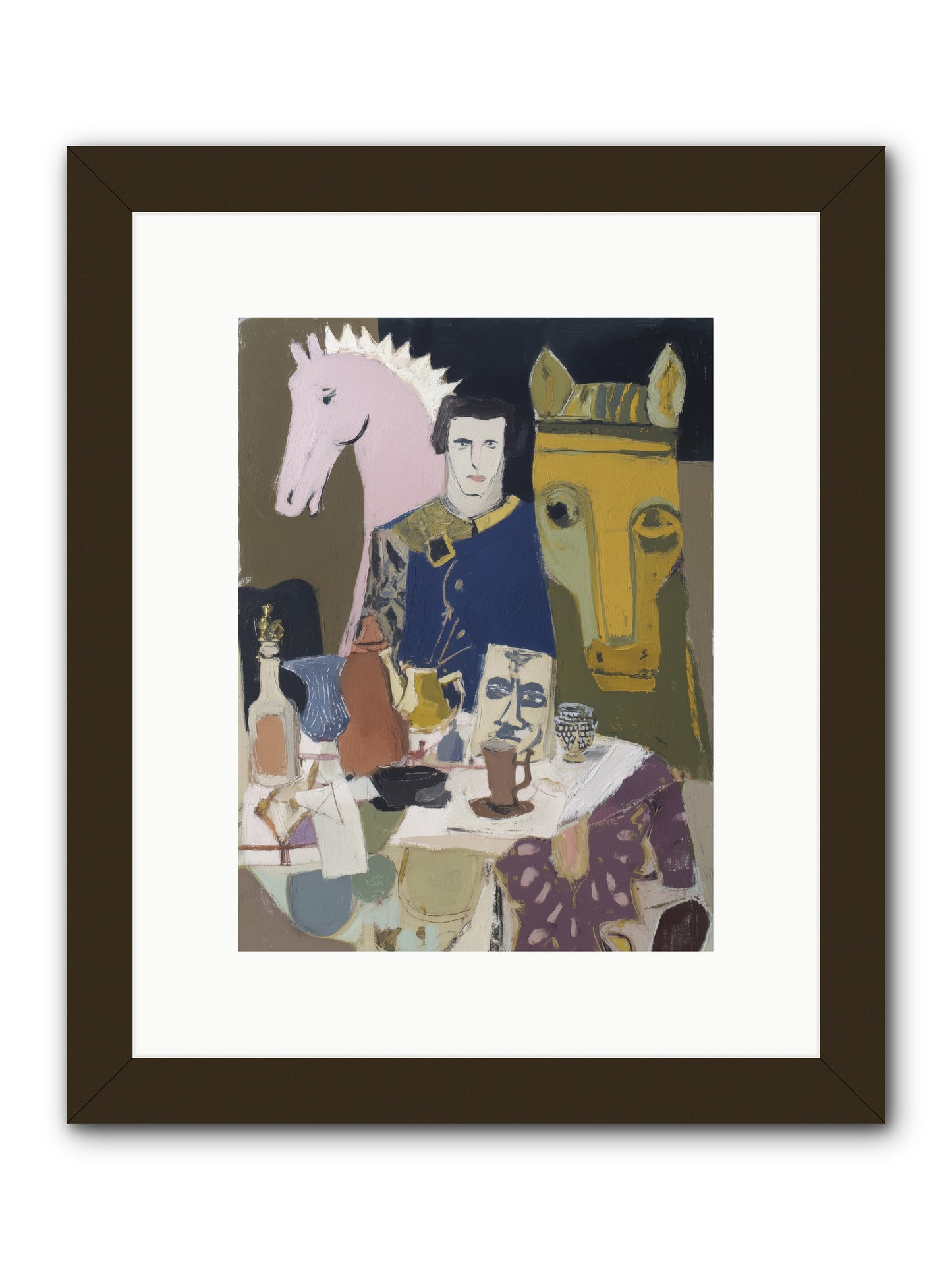 Chicory -- Framed Print - Black 9x12