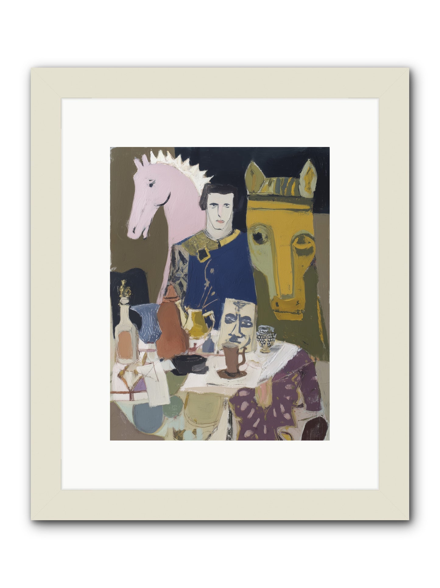 Chicory -- Framed Print - White 9x12
