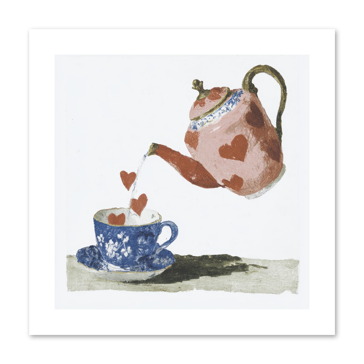 Choosing Love -- Loose Canvas Print 10x10