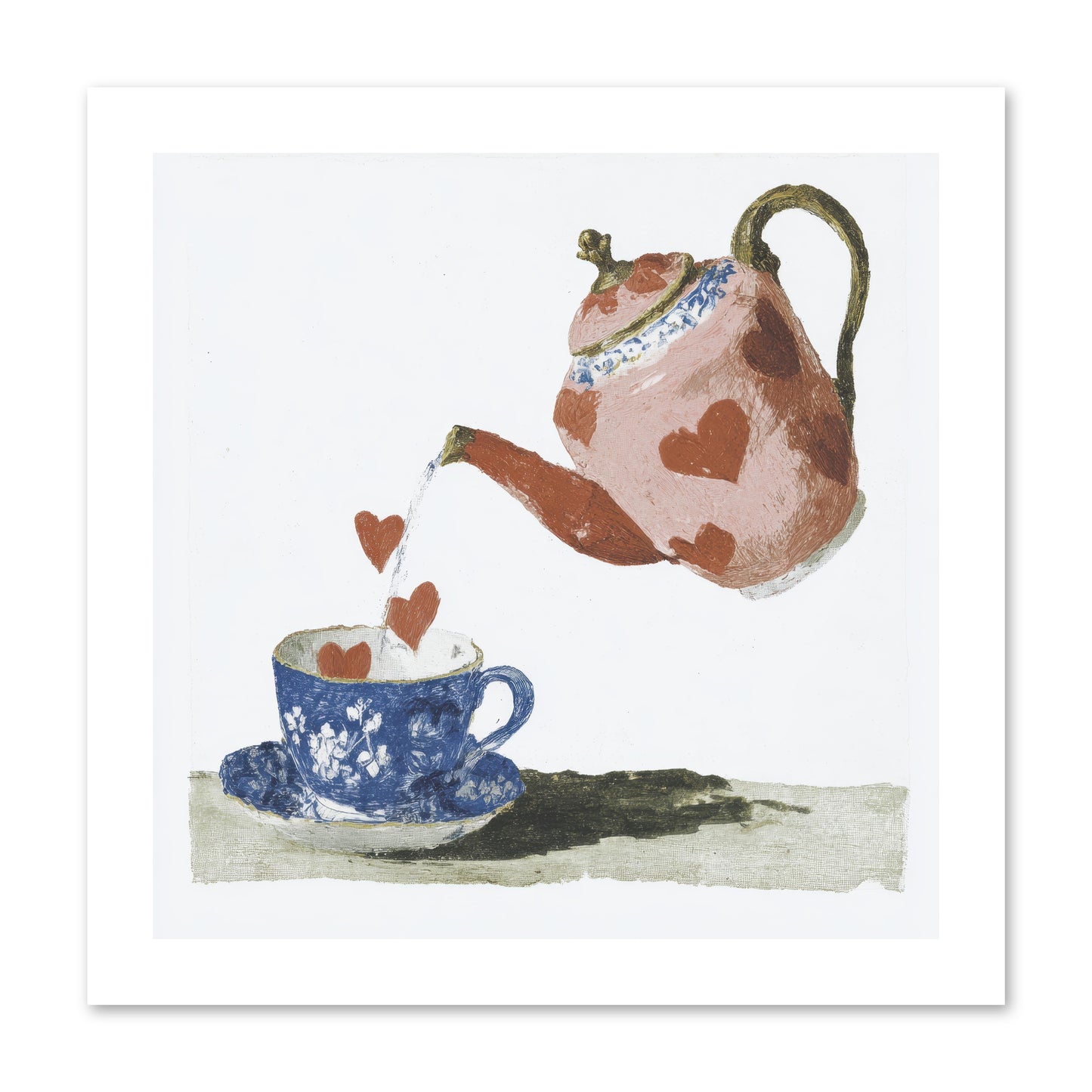 Choosing Love -- Loose Canvas Print 12x12