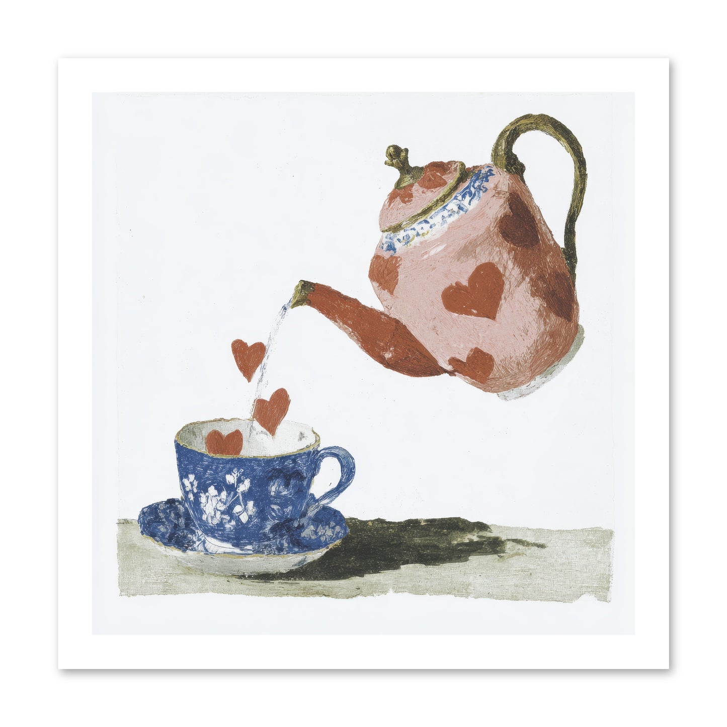 Choosing Love -- Loose Canvas Print 16x16