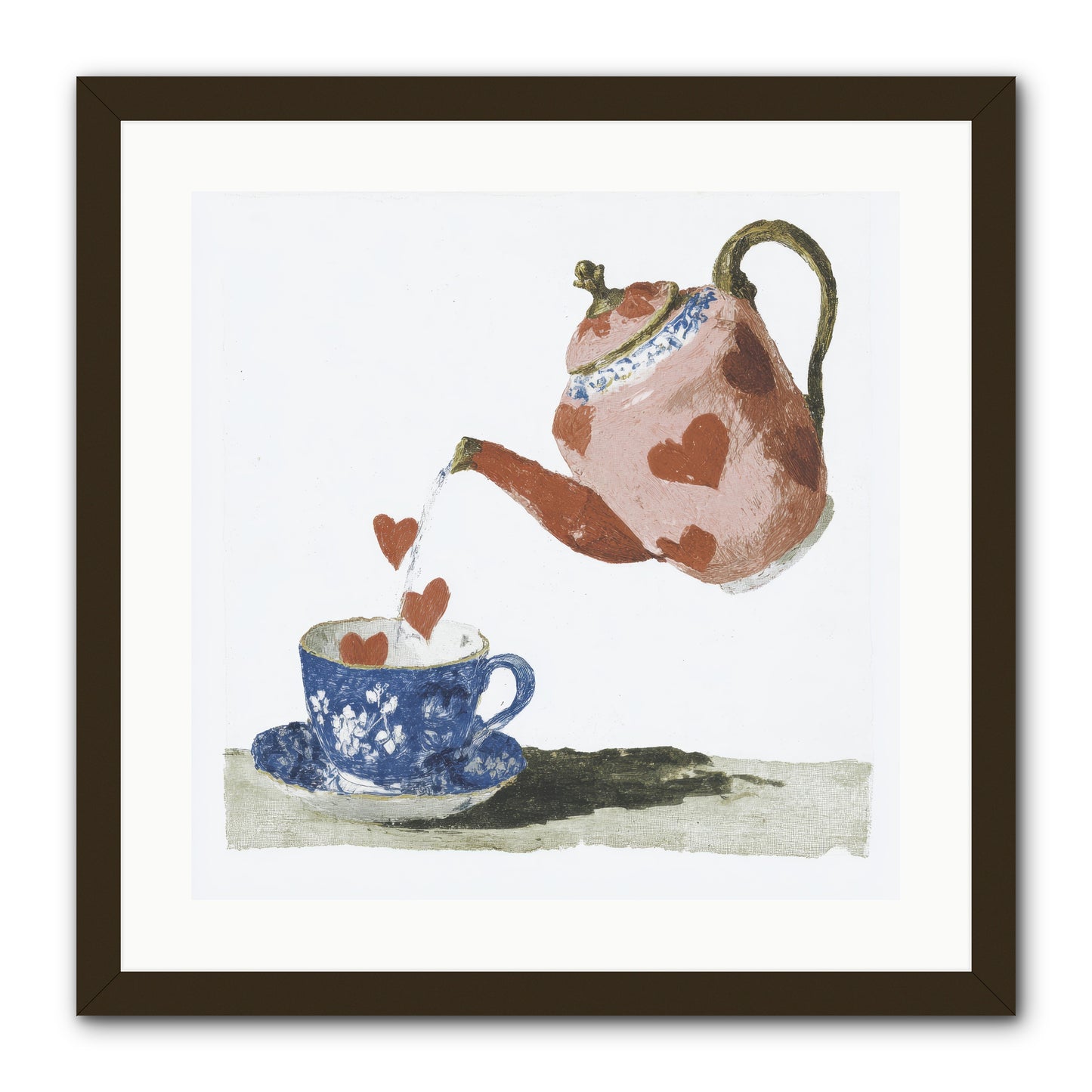 Choosing Love -- Framed Print - Black 20x20