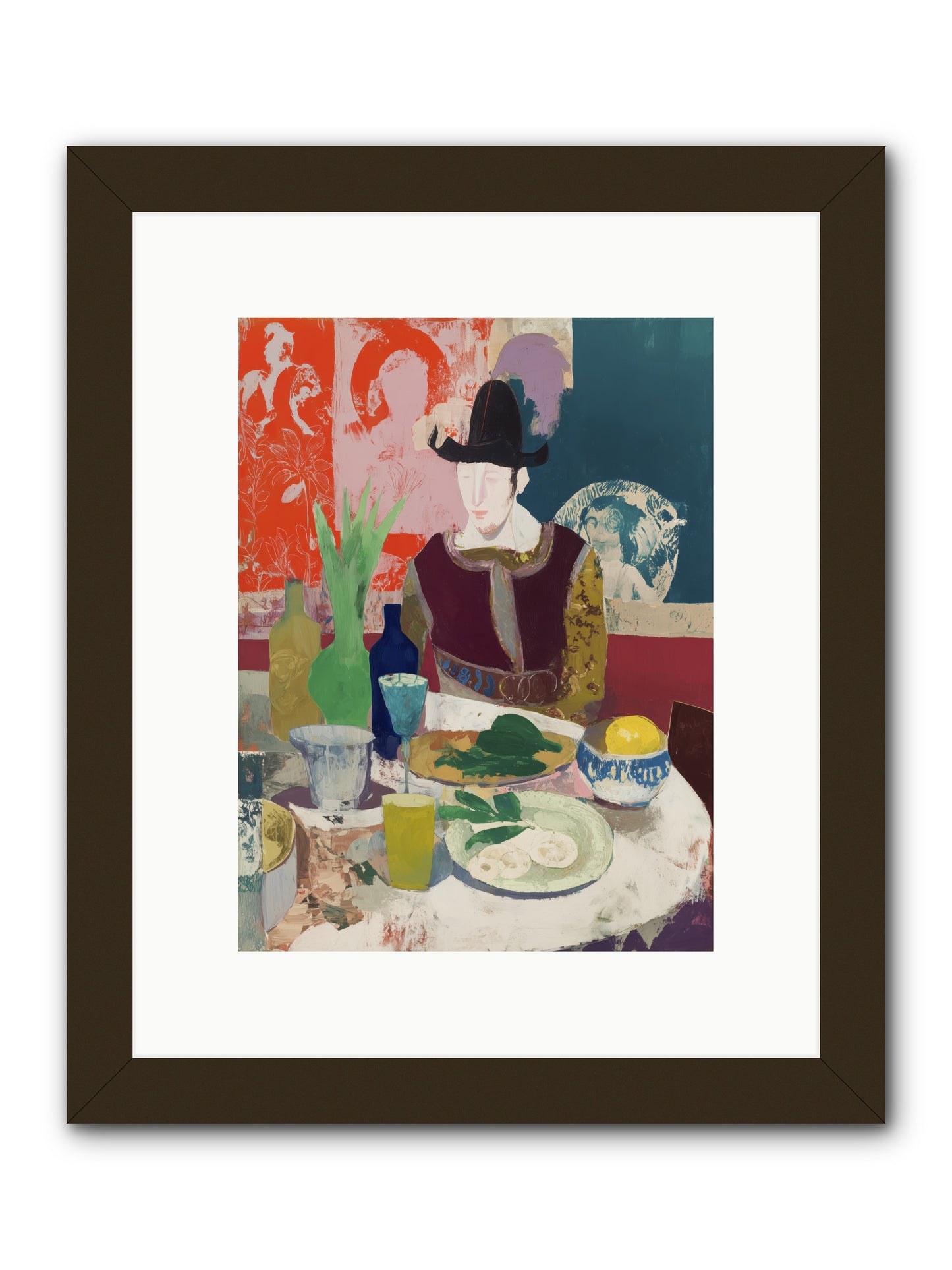 Chronicle -- Framed Print - Black 9x12