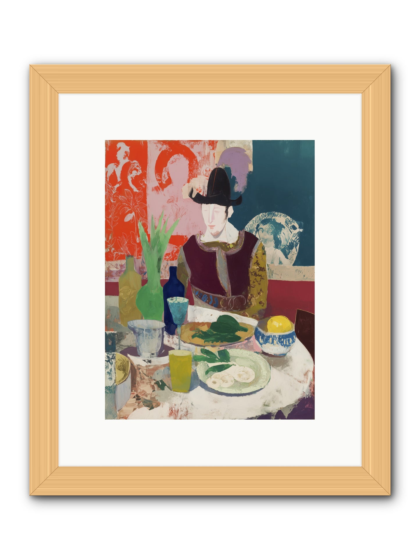 Chronicle -- Framed Print - Natural 9x12
