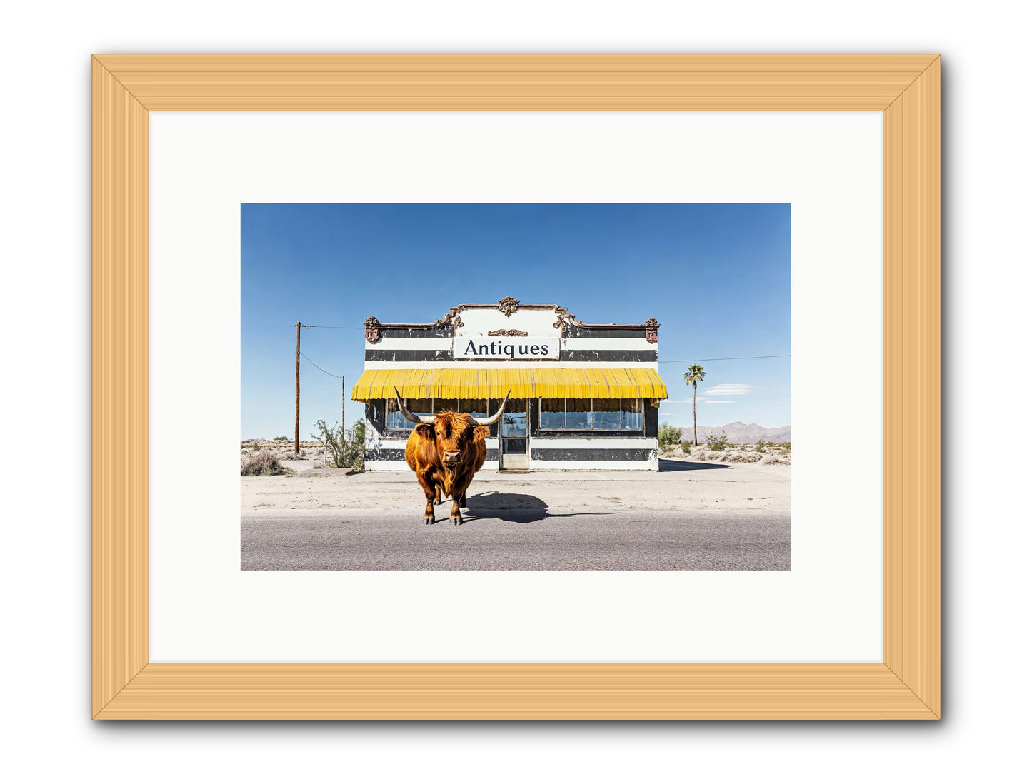 Chronicles Of Wanderlust -- Framed Print - Natural 12x8