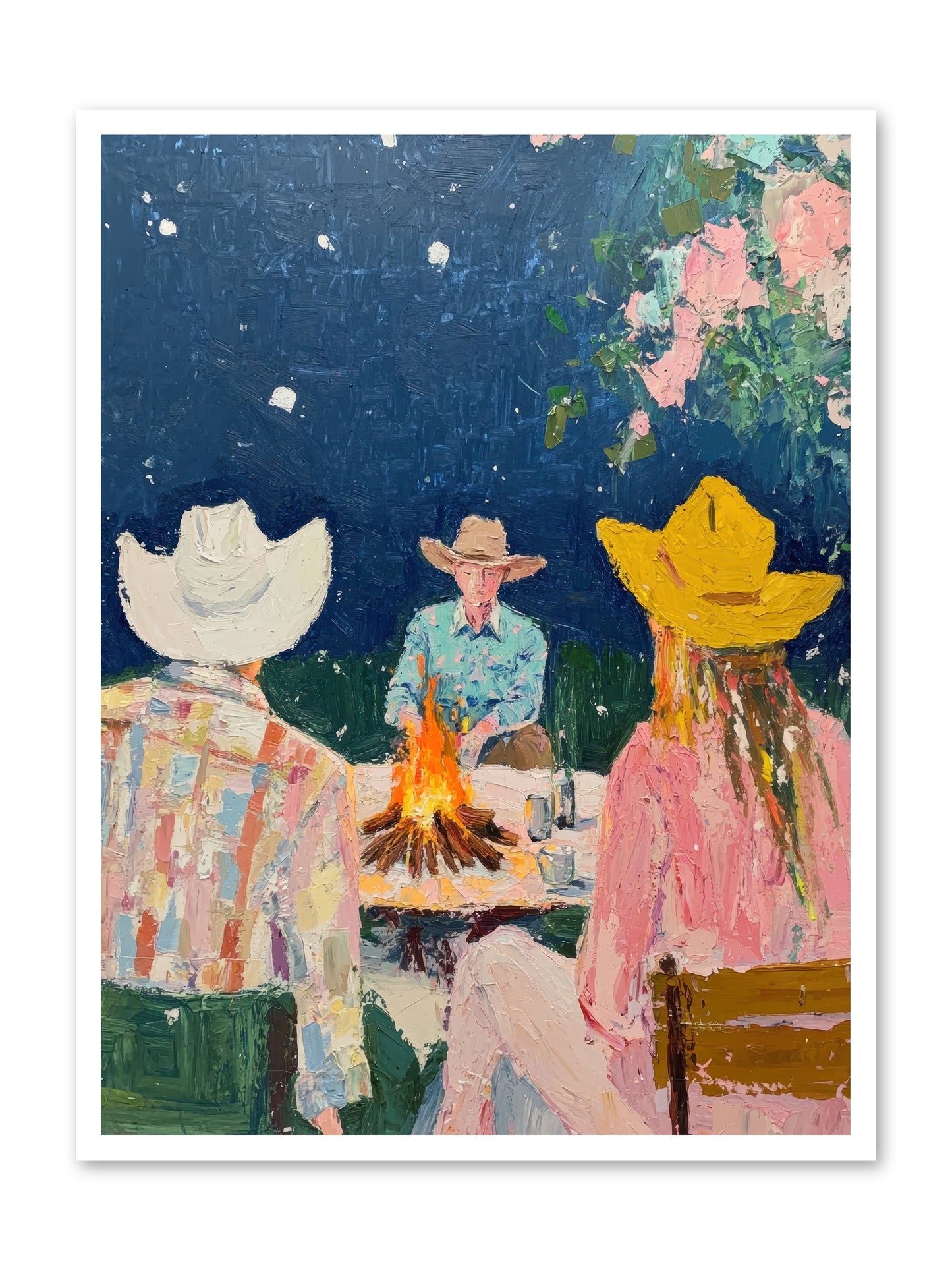 Chuckwagon Chronicle -- Loose Canvas Print 30x40