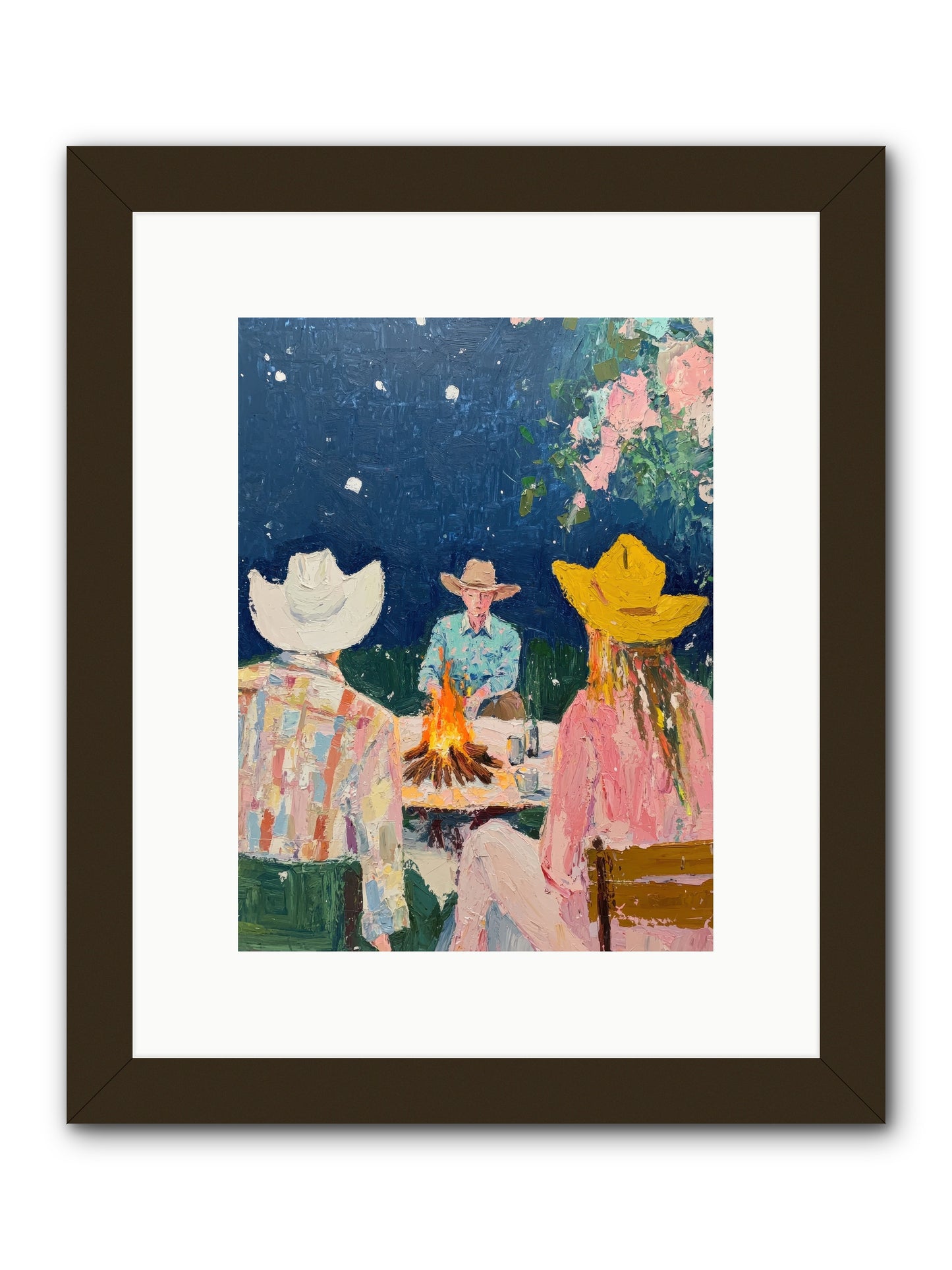 Chuckwagon Chronicle -- Framed Print - Black 9x12