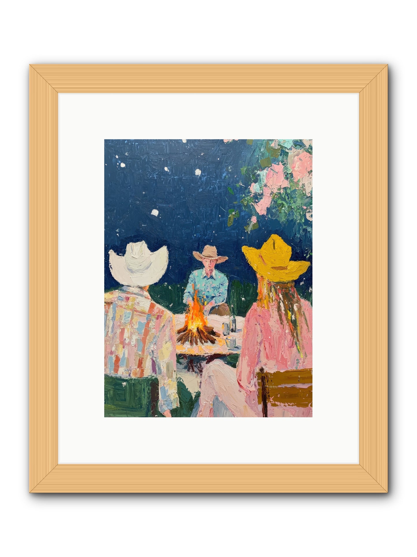 Chuckwagon Chronicle -- Framed Print - Natural 9x12