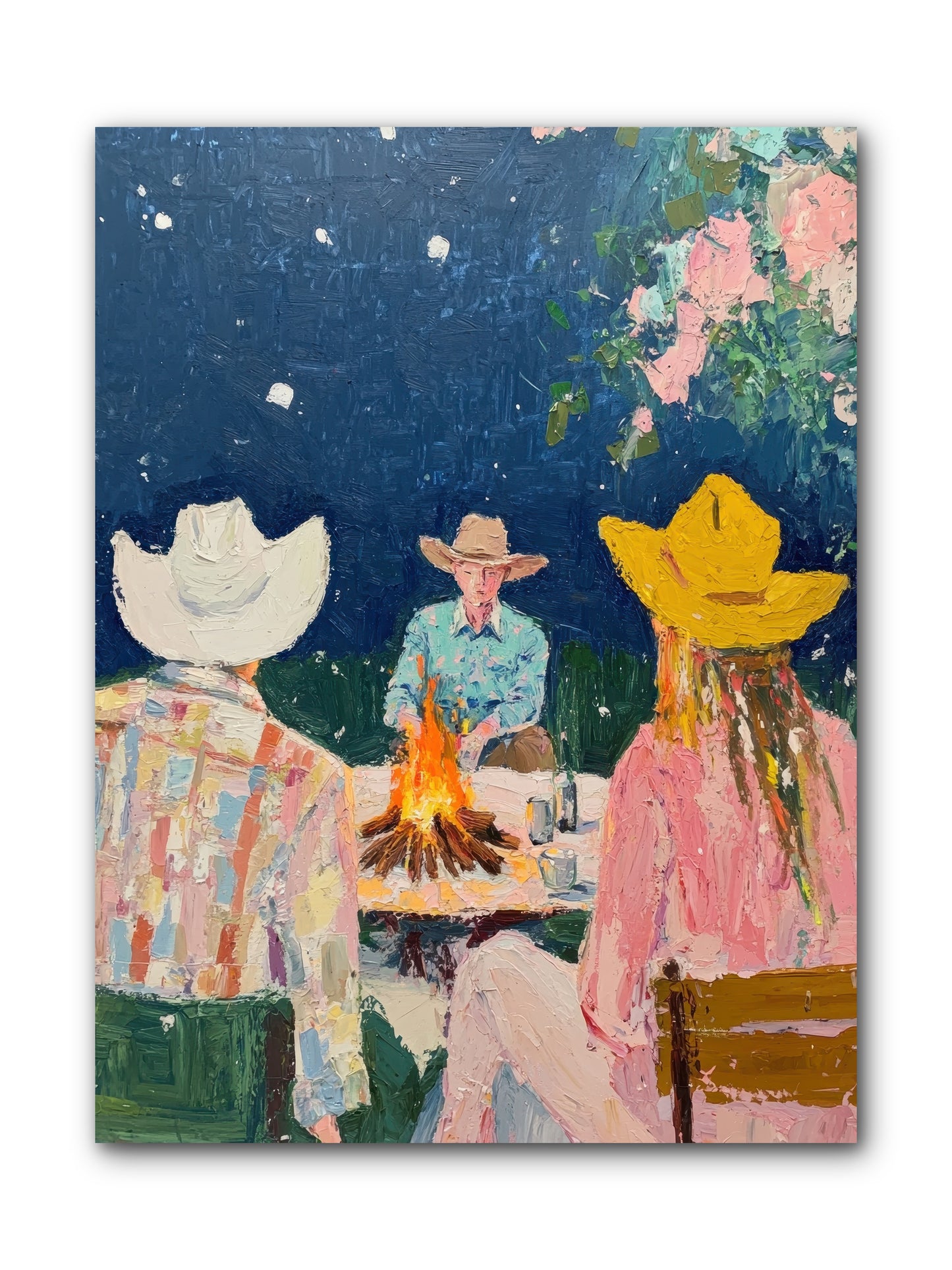 Chuckwagon Chronicle -- Wrapped Canvas 9x12