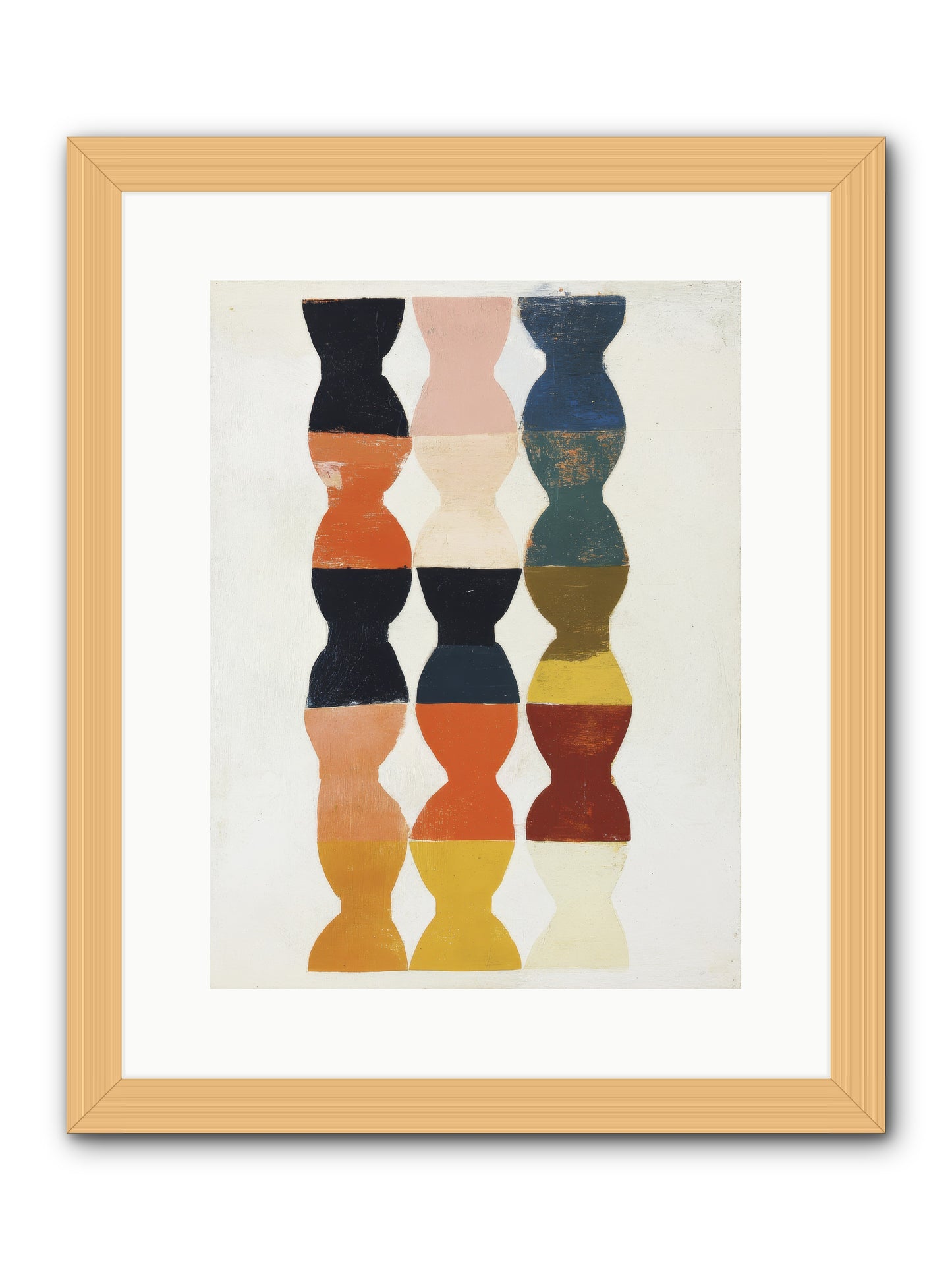Cinderfold Prism -- Framed Print - Natural 12x16