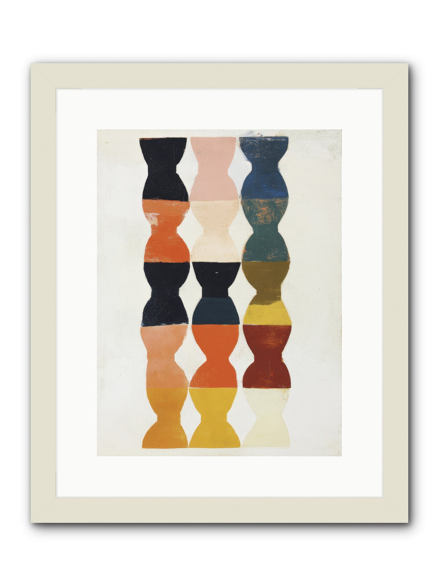 Cinderfold Prism -- Framed Print - White 12x16