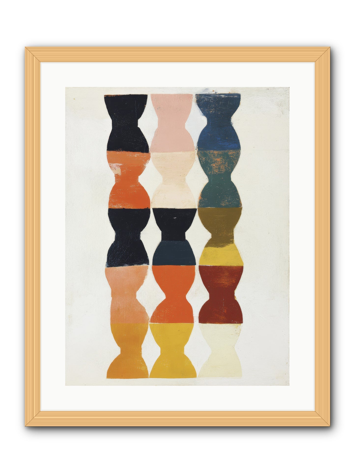 Cinderfold Prism -- Framed Print - Natural 18x24