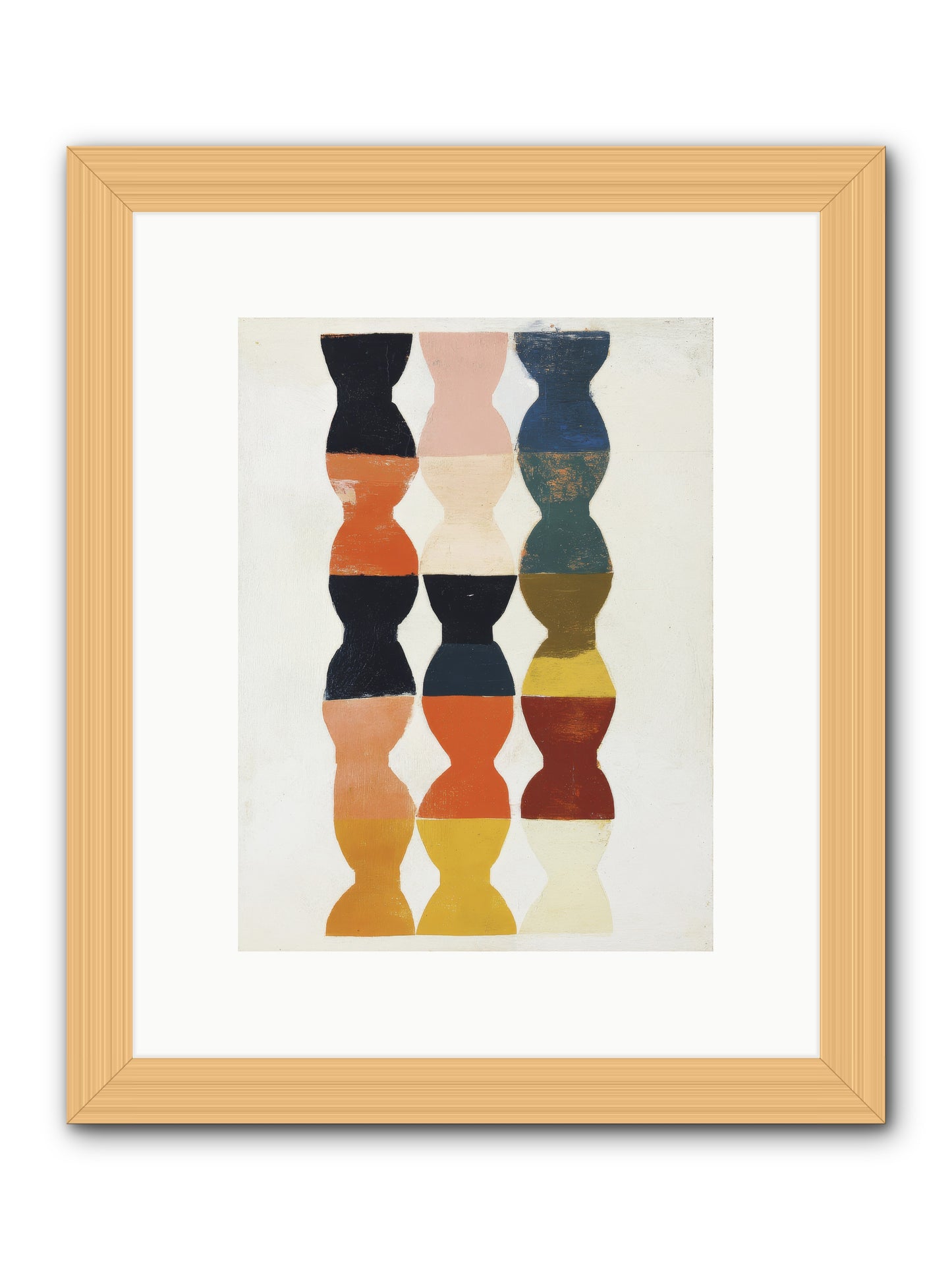 Cinderfold Prism -- Framed Print - Natural 9x12
