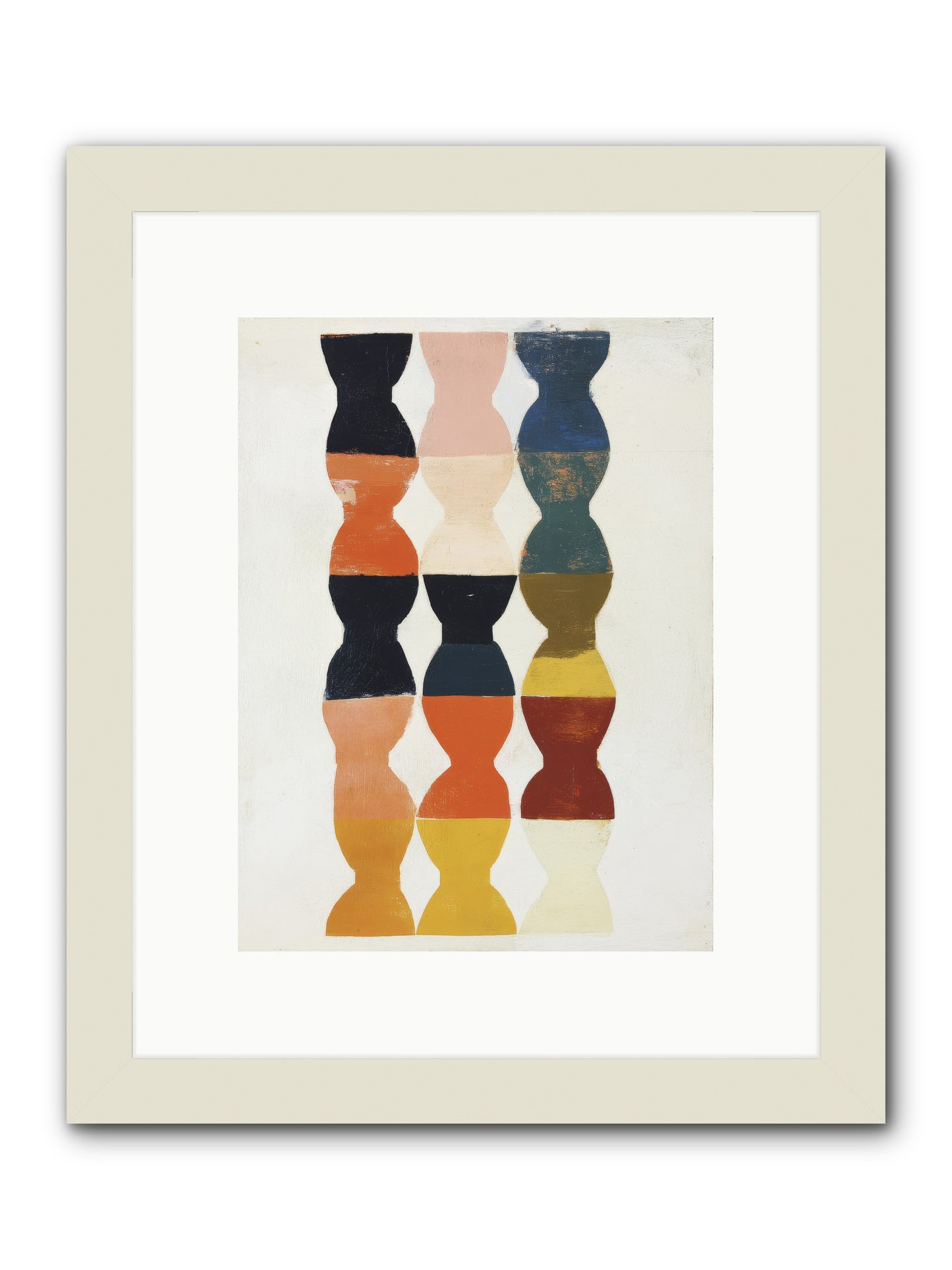 Cinderfold Prism -- Framed Print - White 9x12