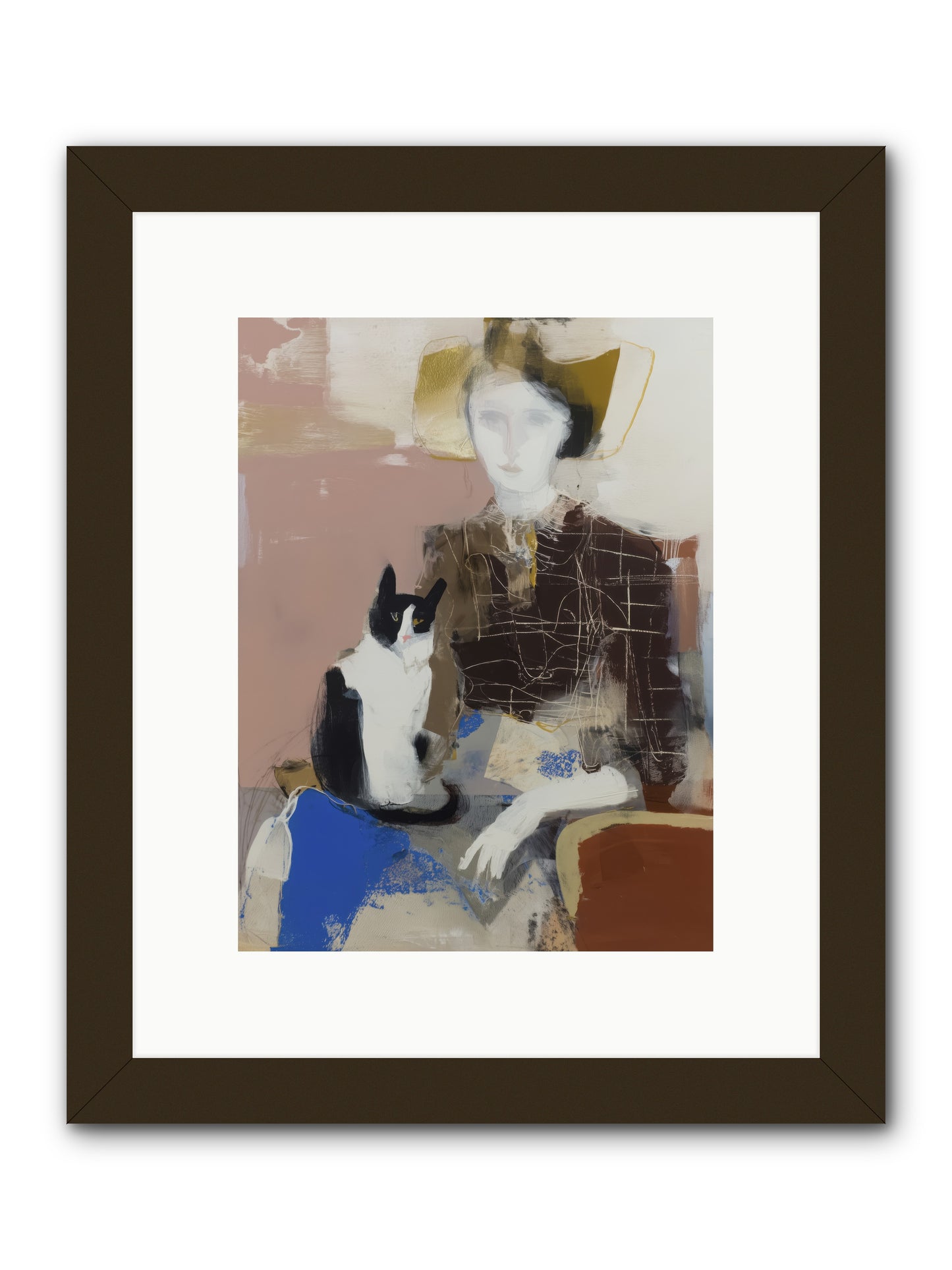 Cinderfold Vale -- Framed Print - Black 9x12