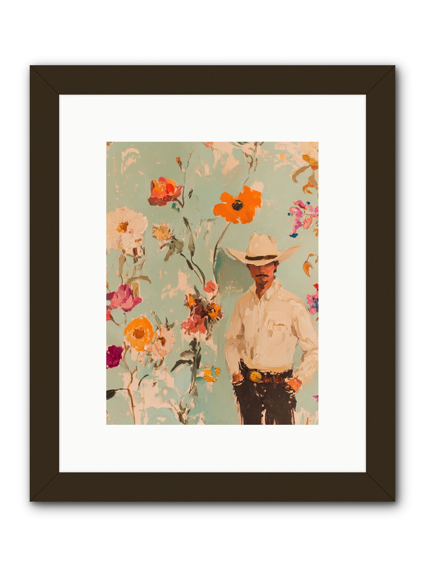 Cinnabar Mountain -- Framed Print - Black 9x12