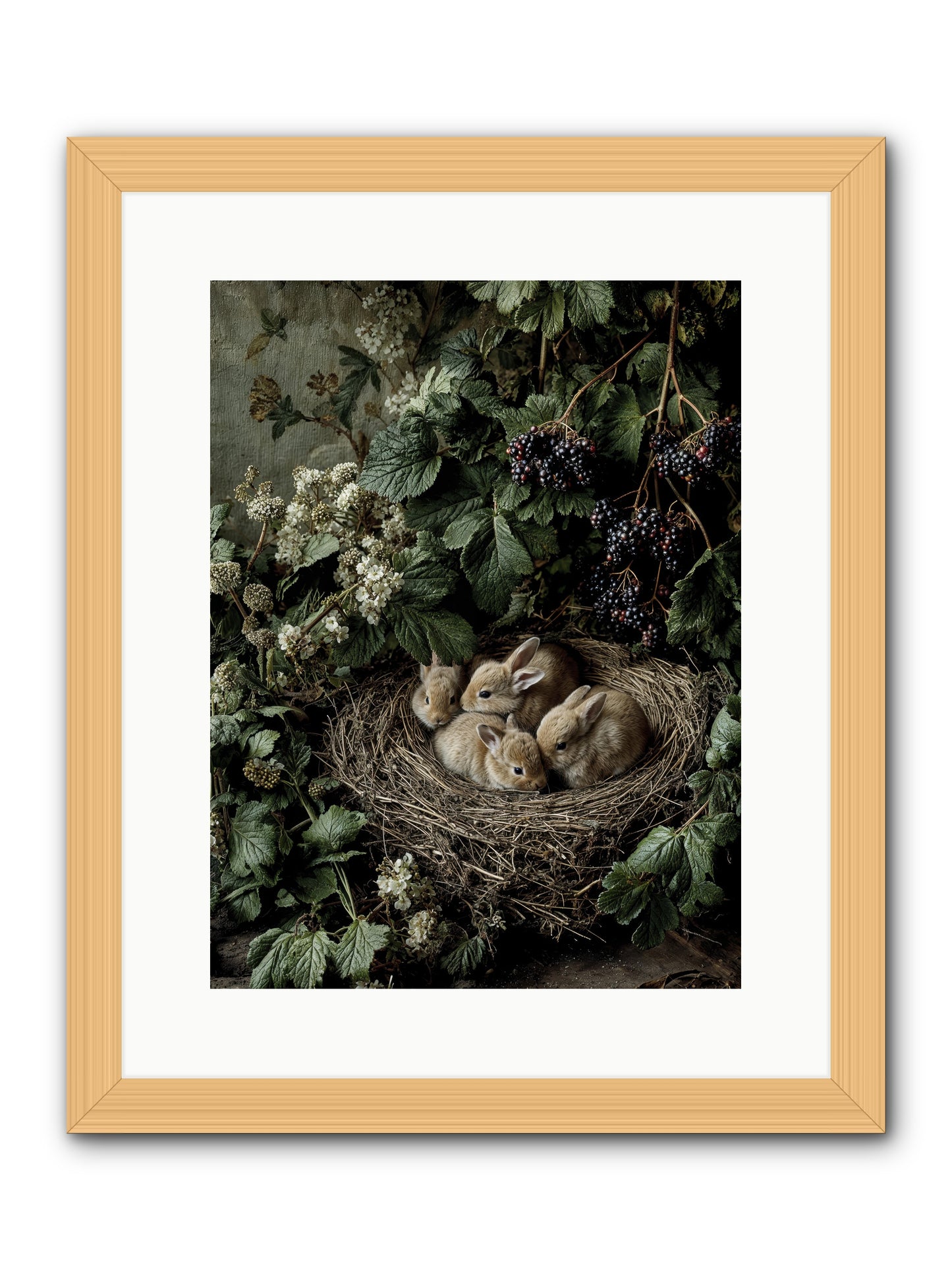 Cinnamon Dreams -- Framed Print - Natural 12x16