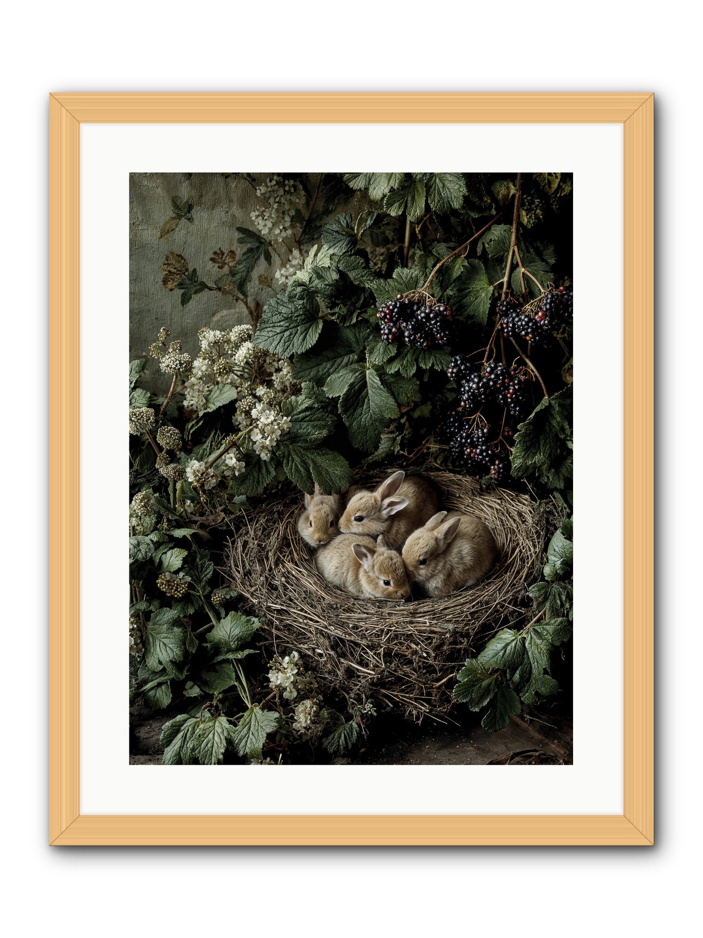 Cinnamon Dreams -- Framed Print - Natural 18x24