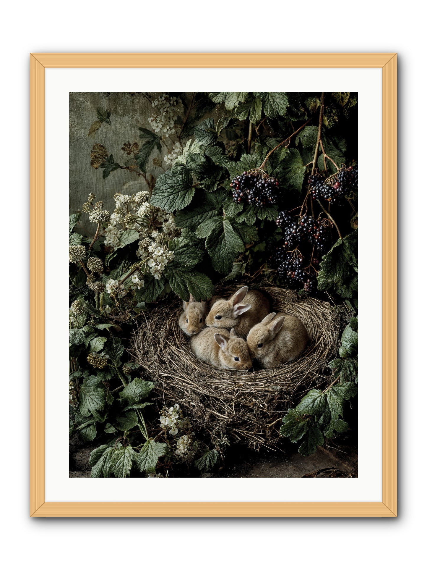 Cinnamon Dreams -- Framed Print - Natural 24x32
