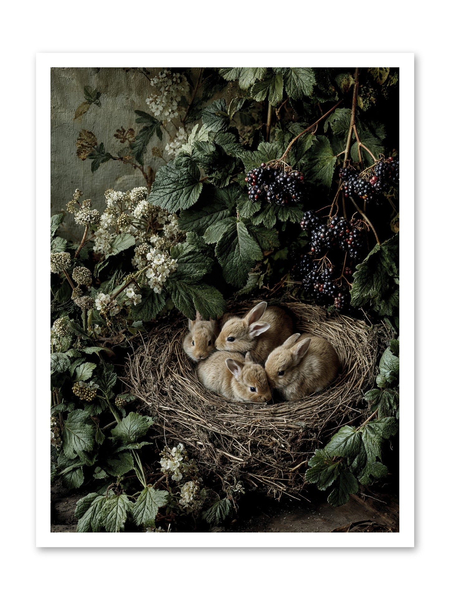 Cinnamon Dreams -- Loose Canvas Print 24x32