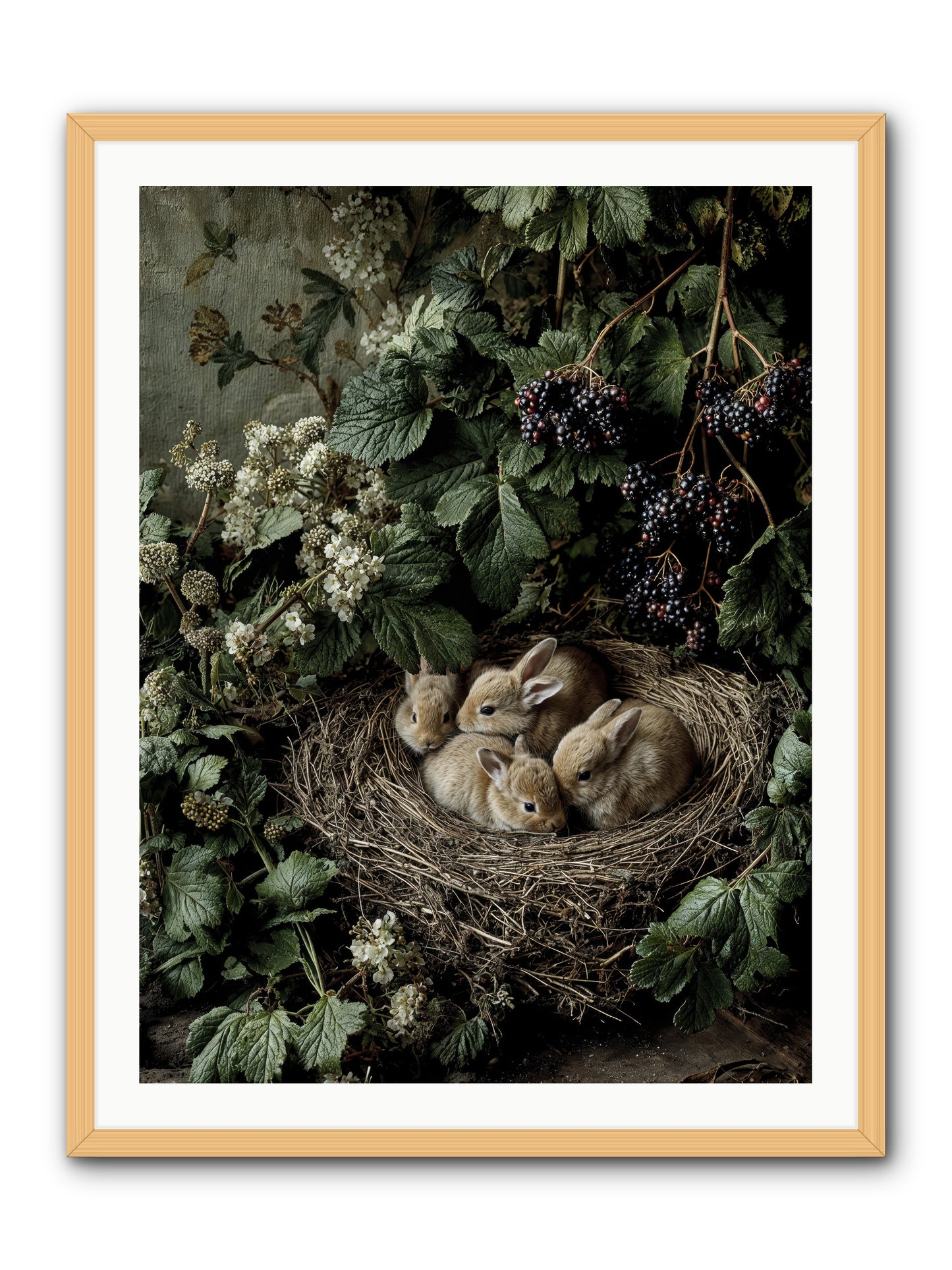 Cinnamon Dreams -- Framed Print - Natural 30x40