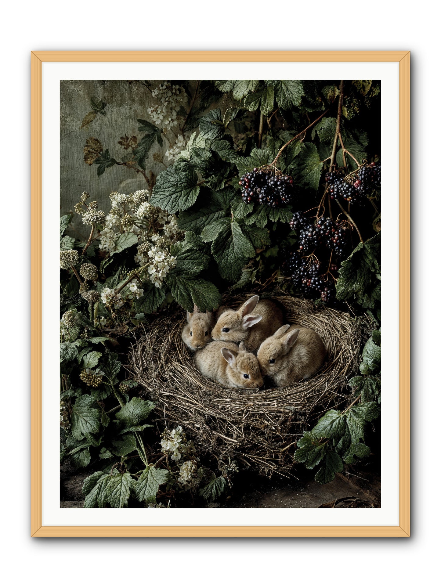 Cinnamon Dreams -- Framed Print - Natural 36x48