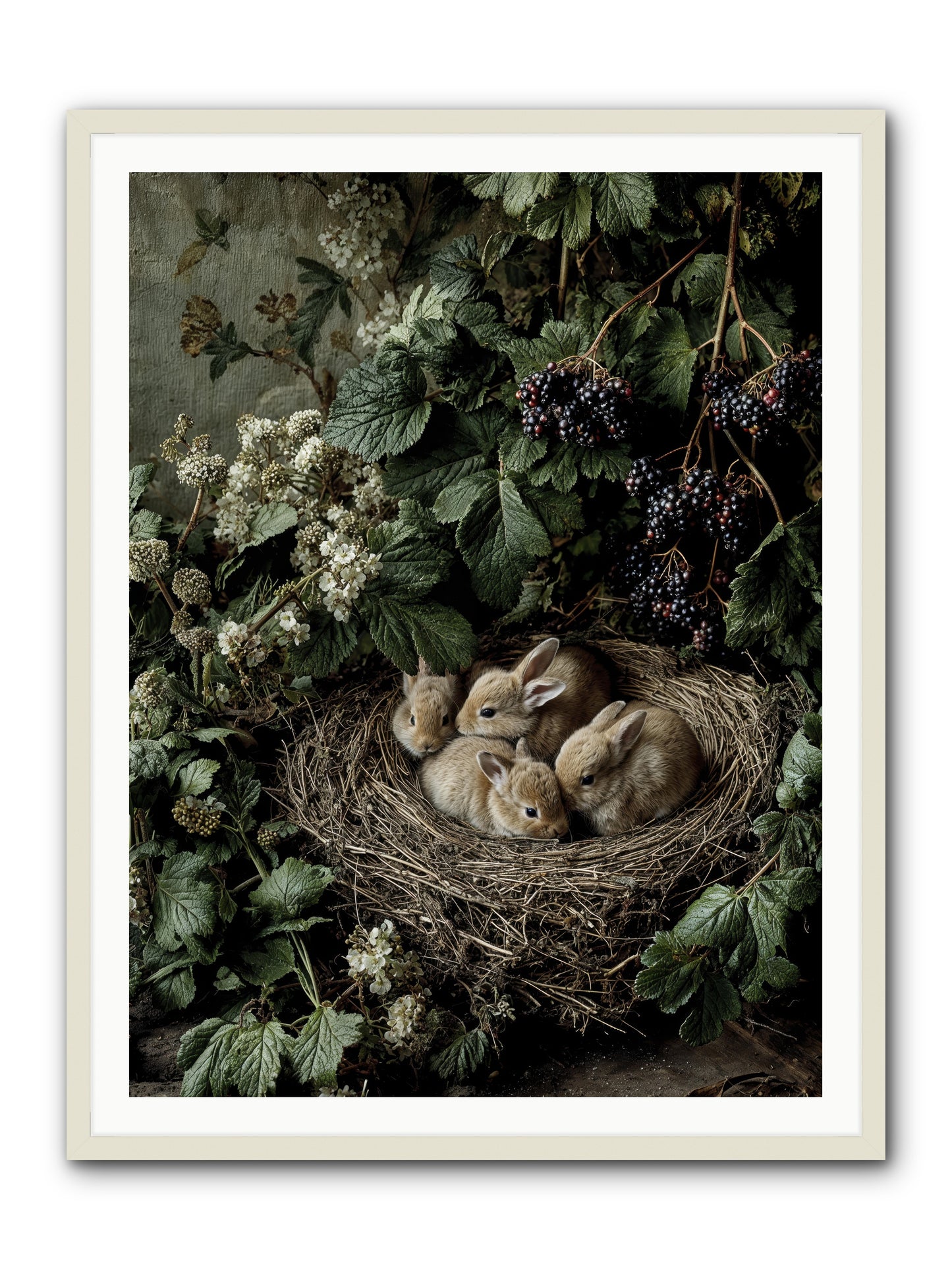 Cinnamon Dreams -- Framed Print - White 36x48