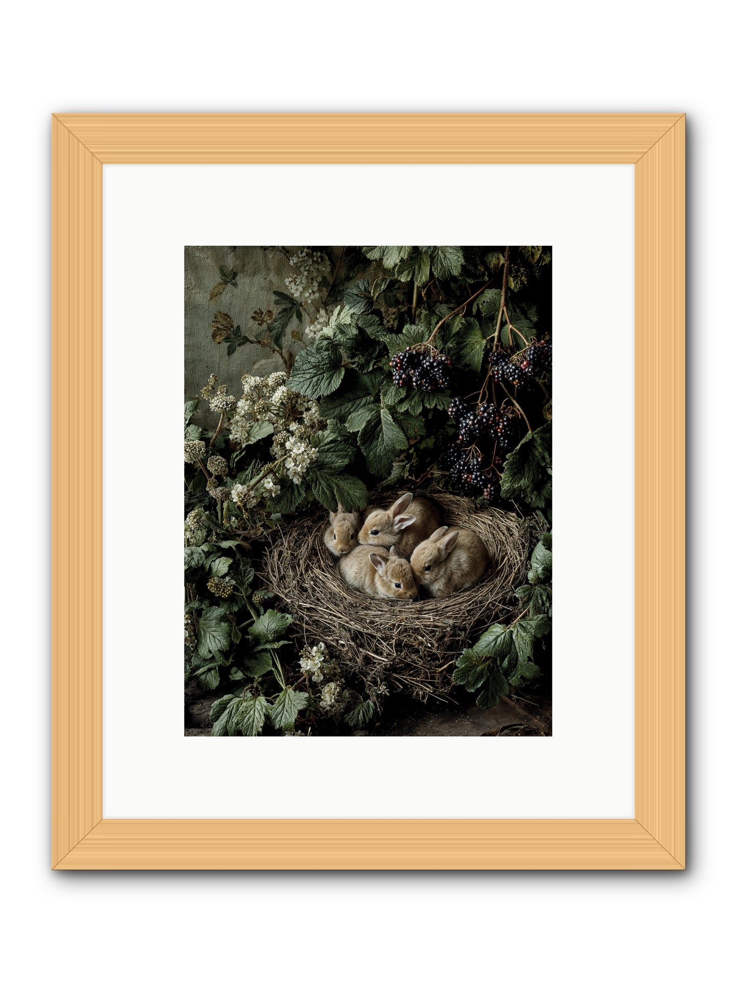 Cinnamon Dreams -- Framed Print - Natural 9x12