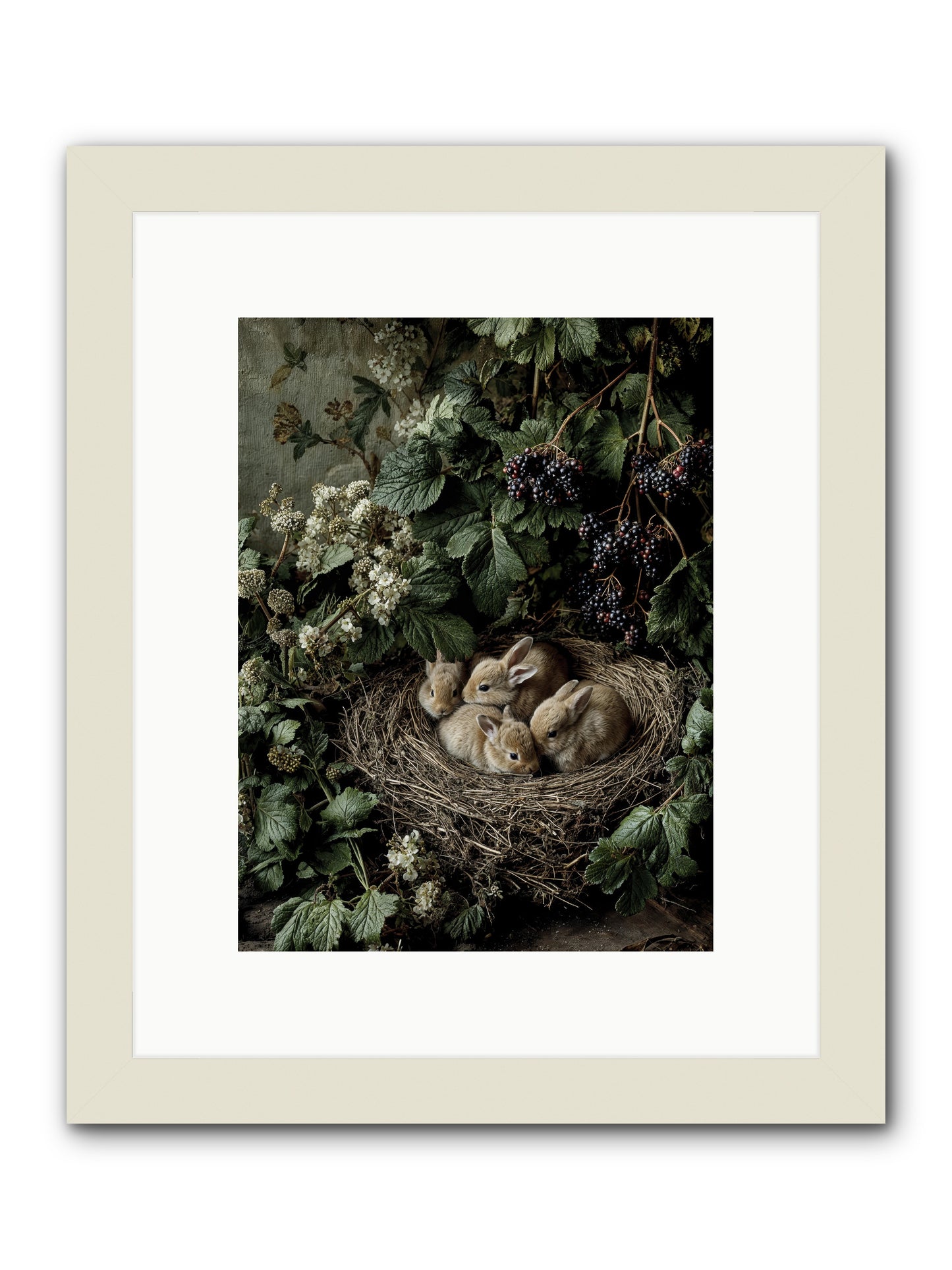 Cinnamon Dreams -- Framed Print - White 9x12