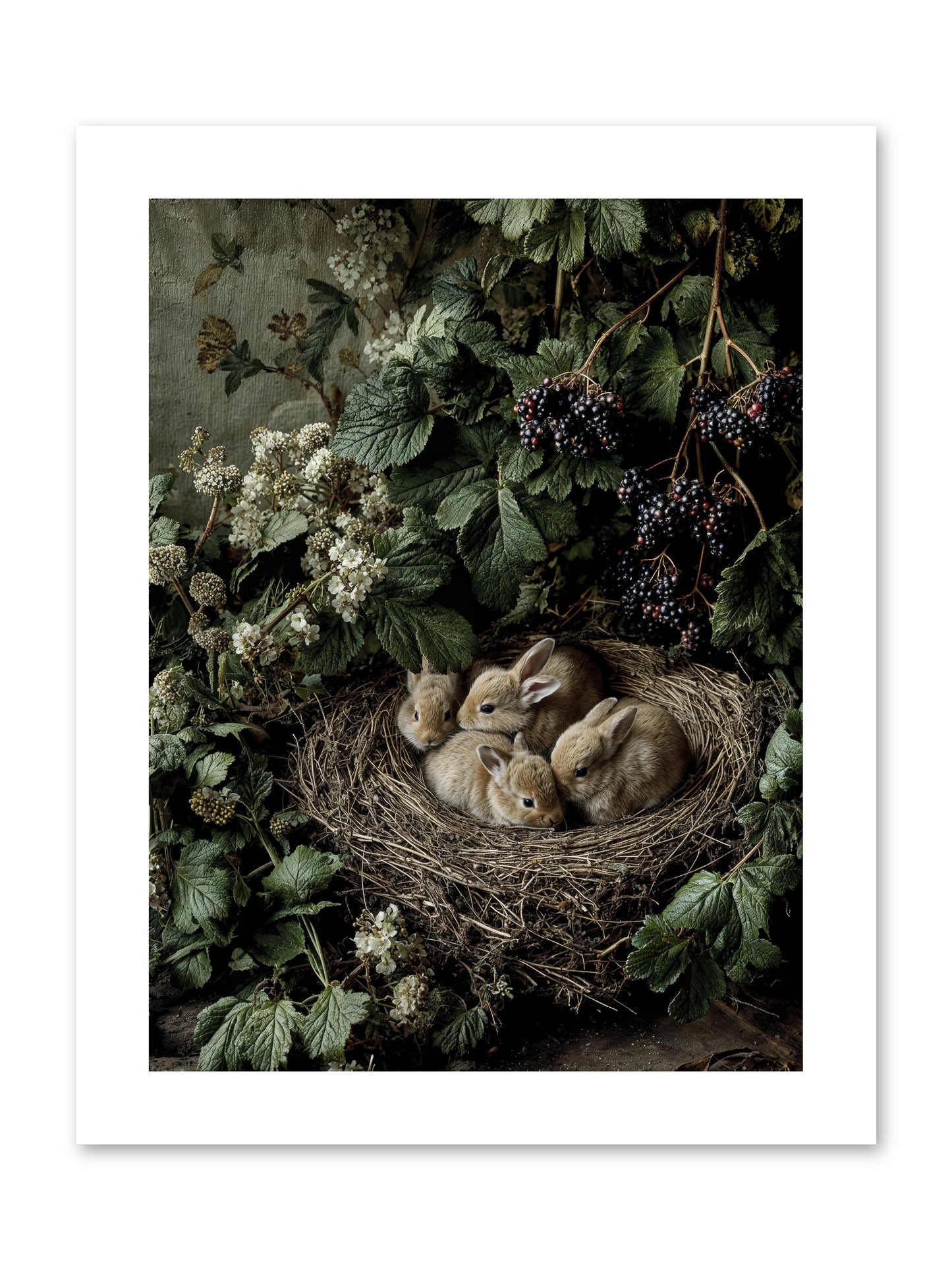 Cinnamon Dreams -- Loose Canvas Print 9x12