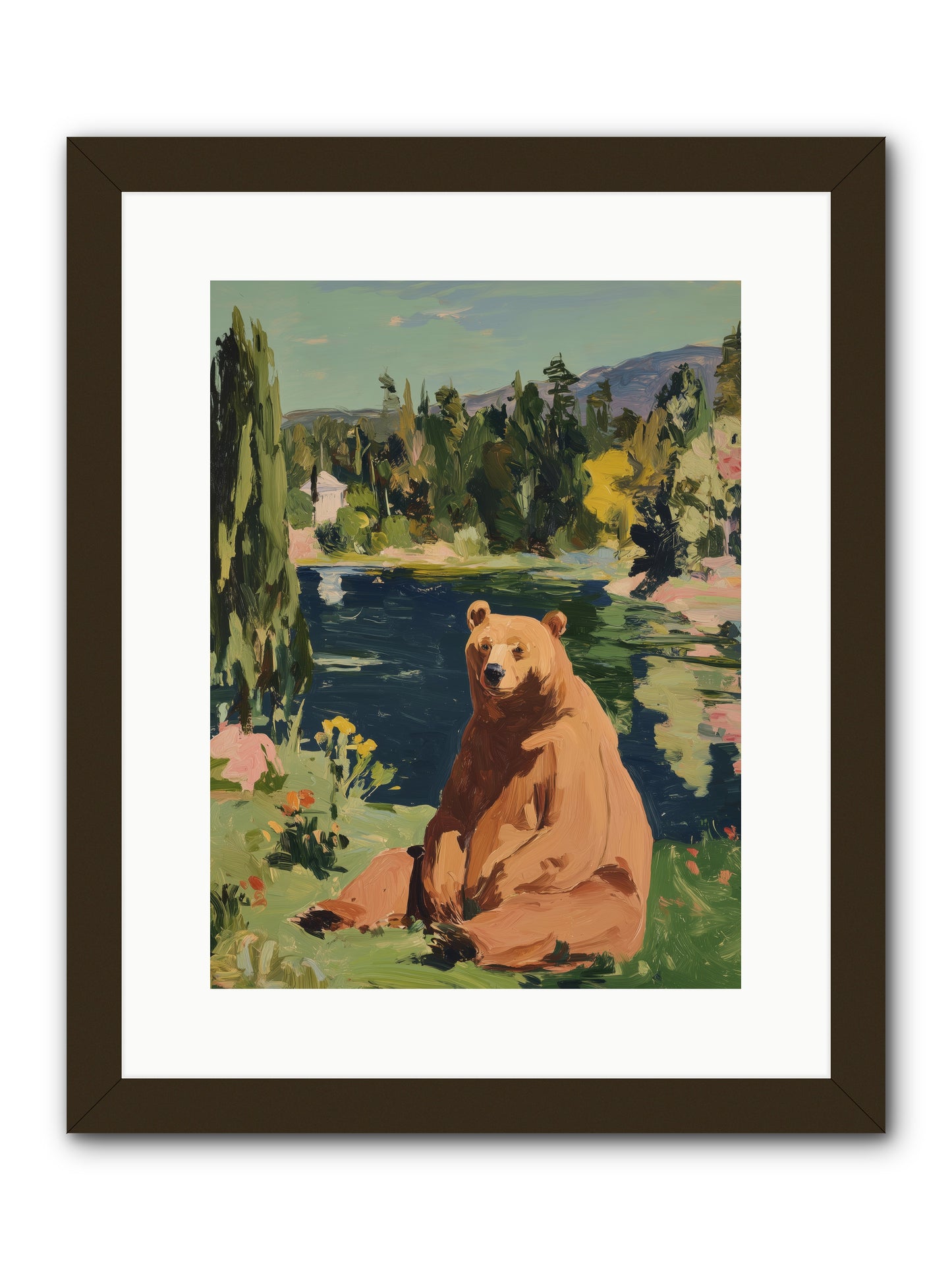 Cinnamon Shadow -- Framed Print - Black 12x16