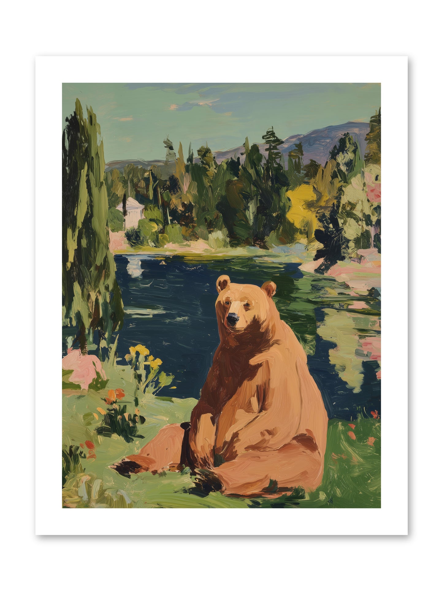 Cinnamon Shadow -- Loose Canvas Print 12x16