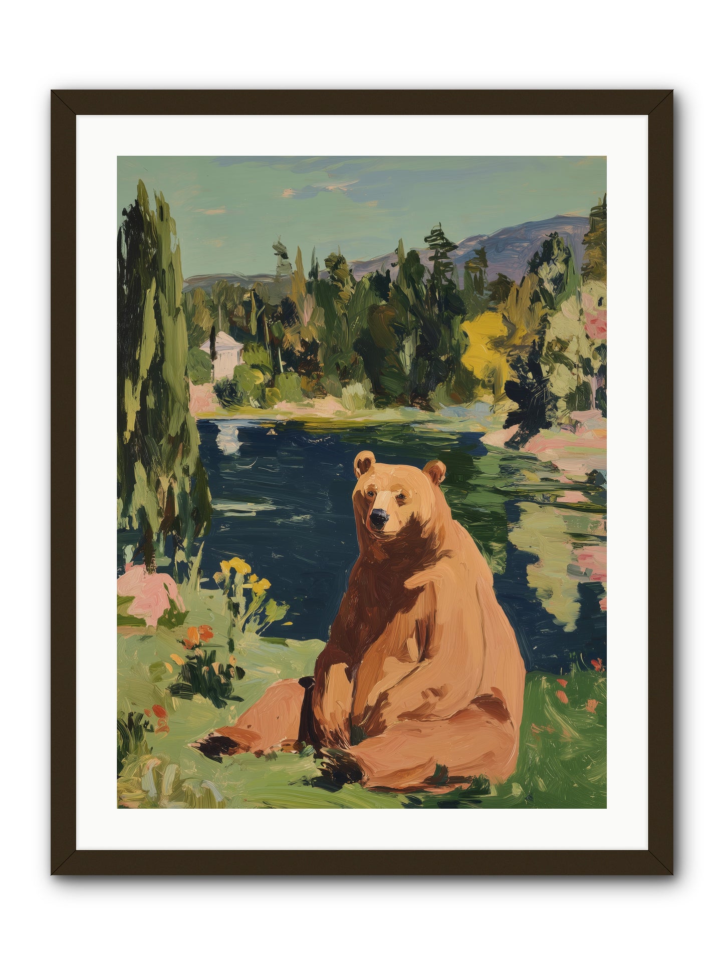 Cinnamon Shadow -- Framed Print - Black 24x32