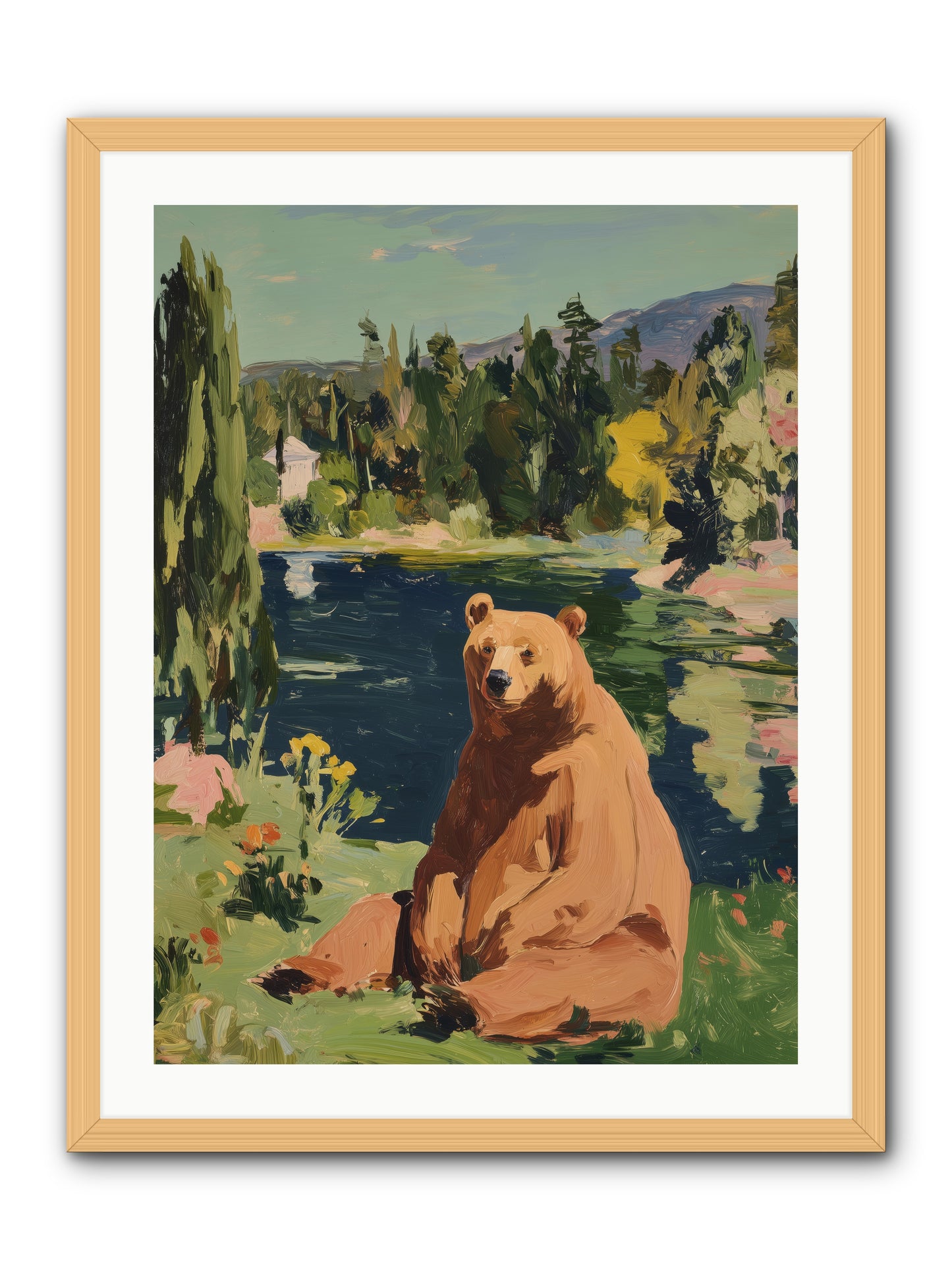 Cinnamon Shadow -- Framed Print - Natural 24x32