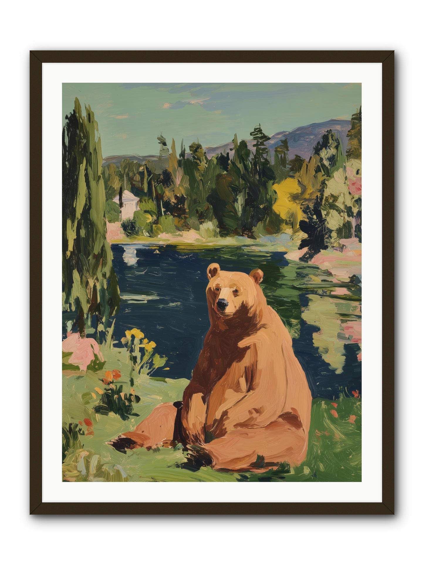 Cinnamon Shadow -- Framed Print - Black 30x40