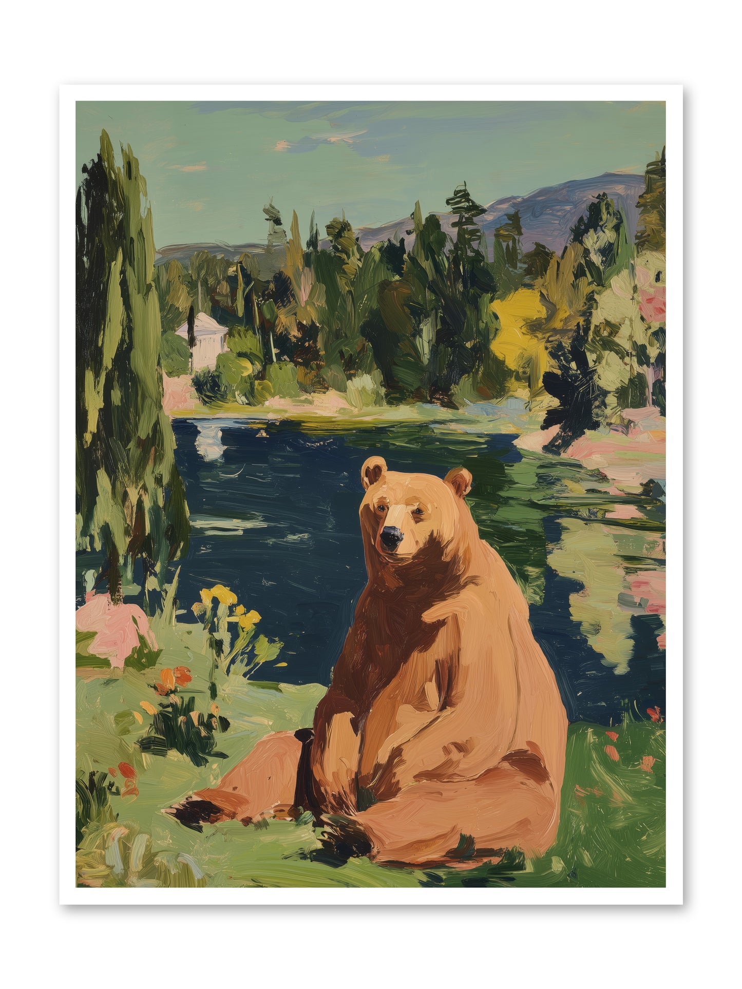 Cinnamon Shadow -- Loose Canvas Print 36x48