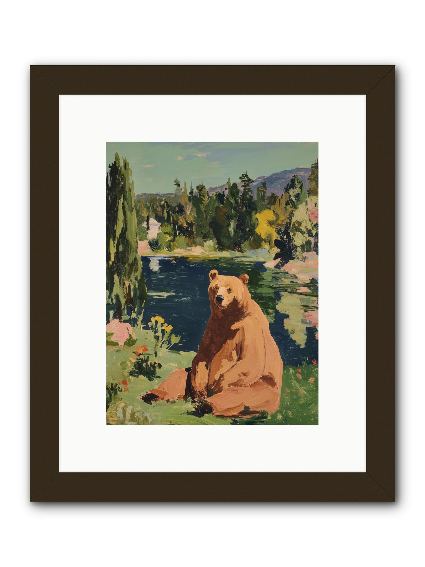 Cinnamon Shadow -- Framed Print - Black 9x12