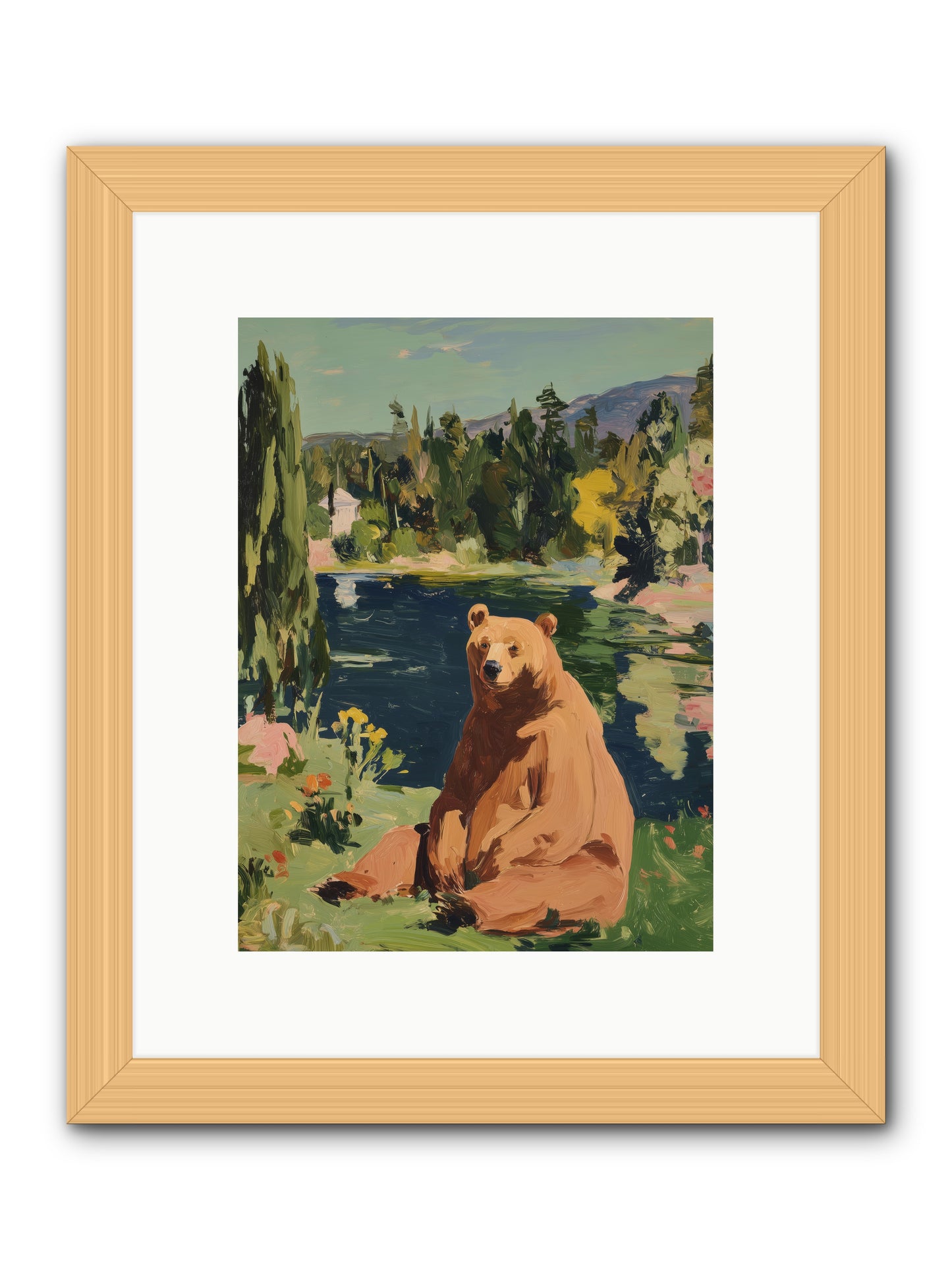 Cinnamon Shadow -- Framed Print - Natural 9x12