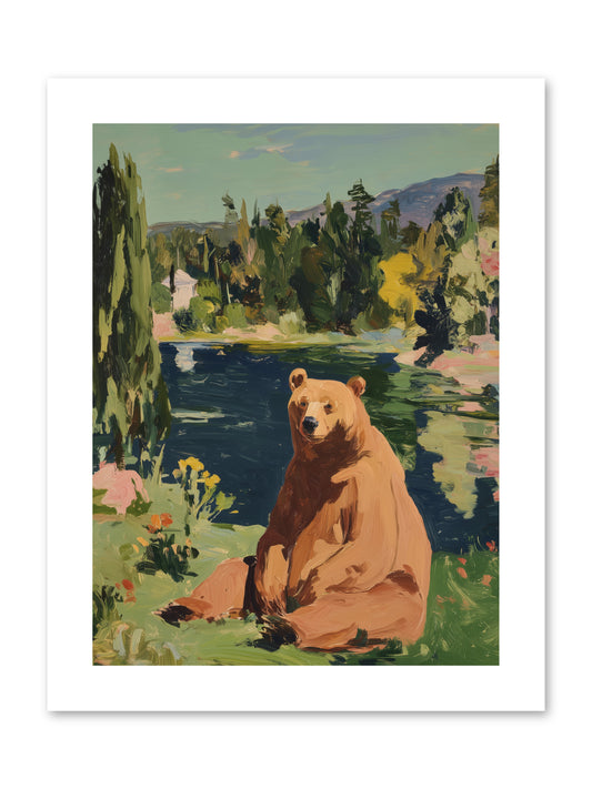 Cinnamon Shadow -- Paper Print 9x12
