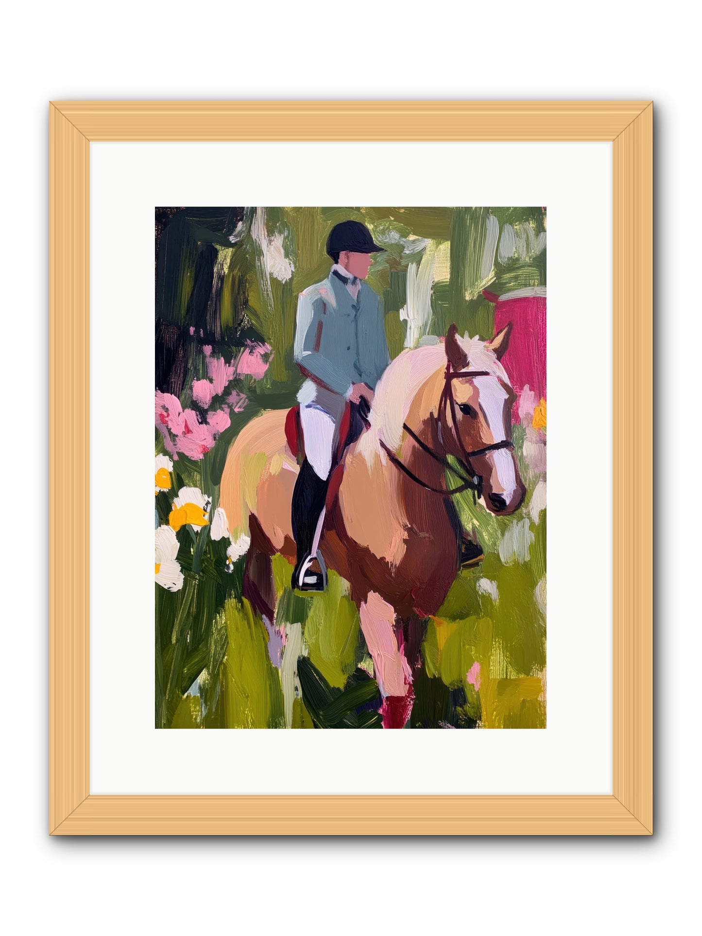 Cinnamon Sky -- Framed Print - Natural 12x16