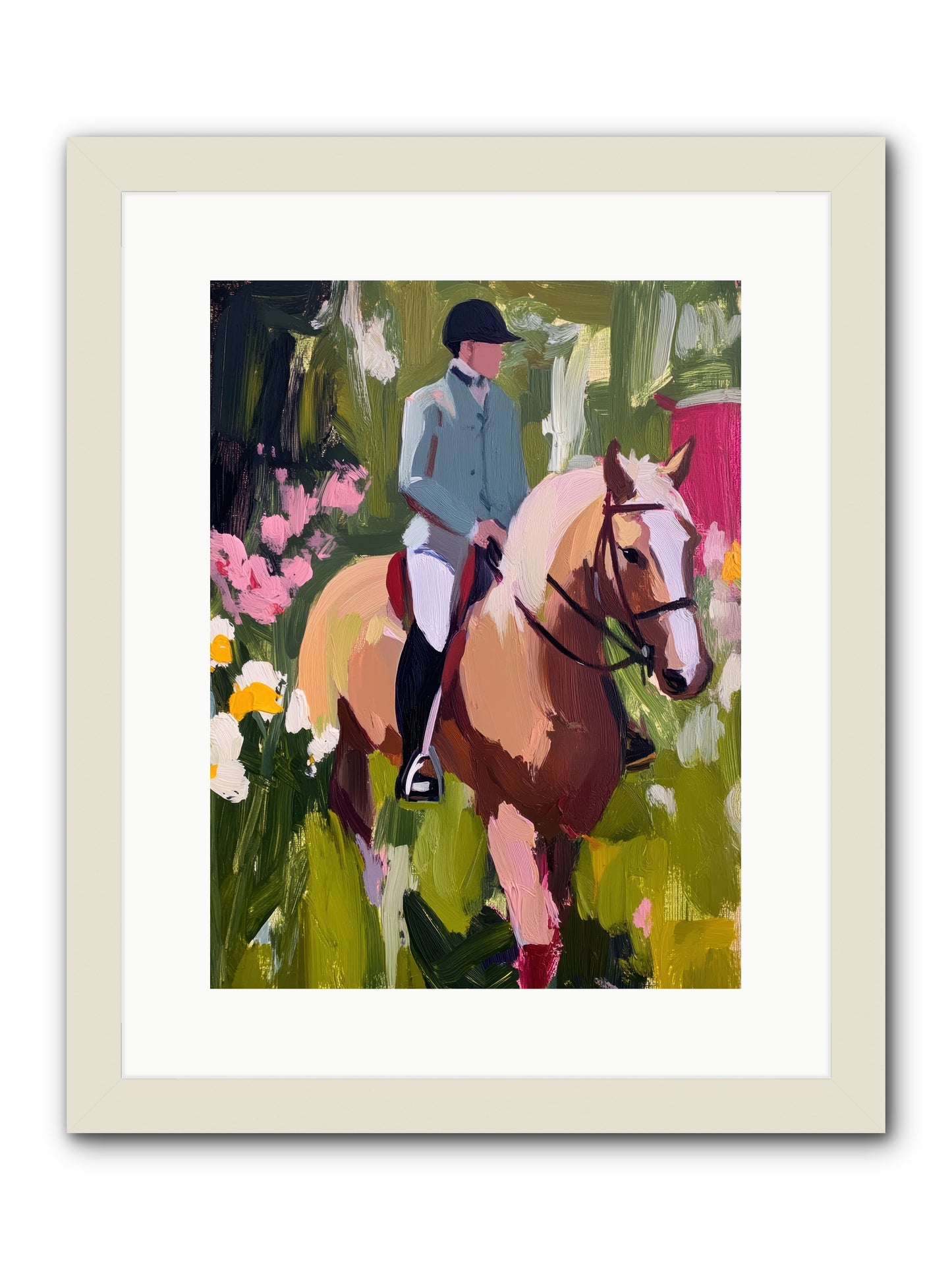 Cinnamon Sky -- Framed Print - White 12x16