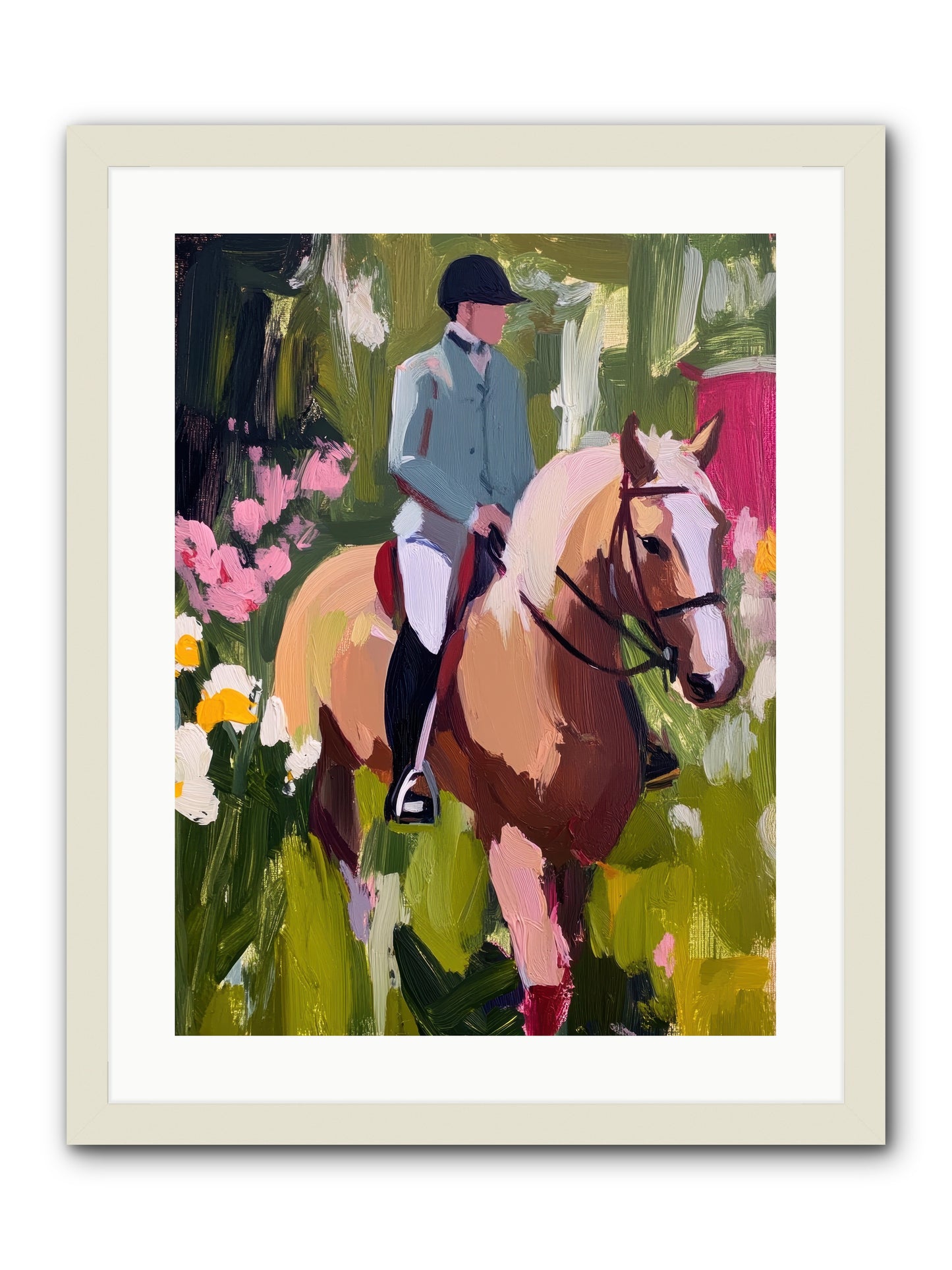 Cinnamon Sky -- Framed Print - White 18x24