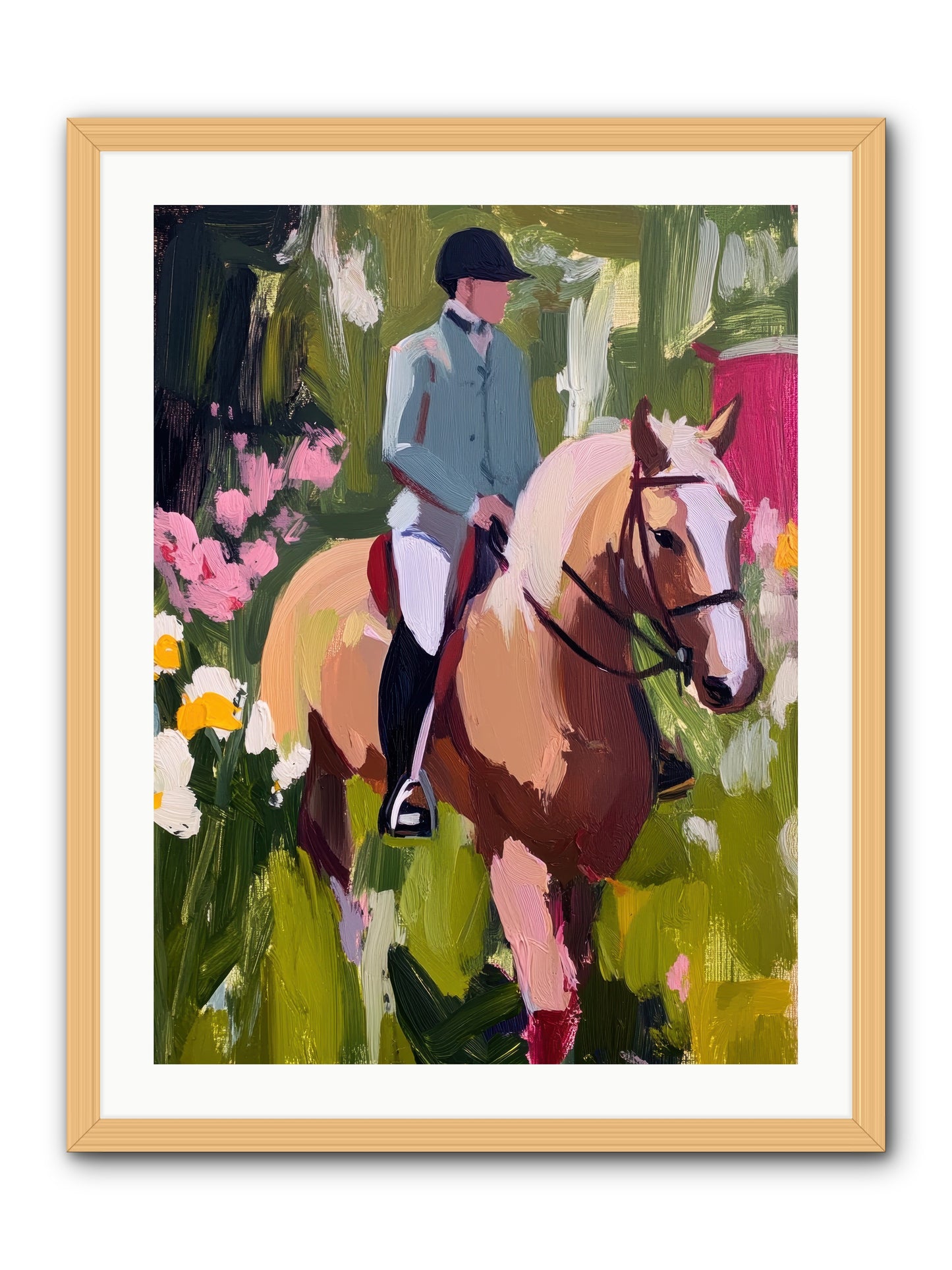 Cinnamon Sky -- Framed Print - Natural 24x32