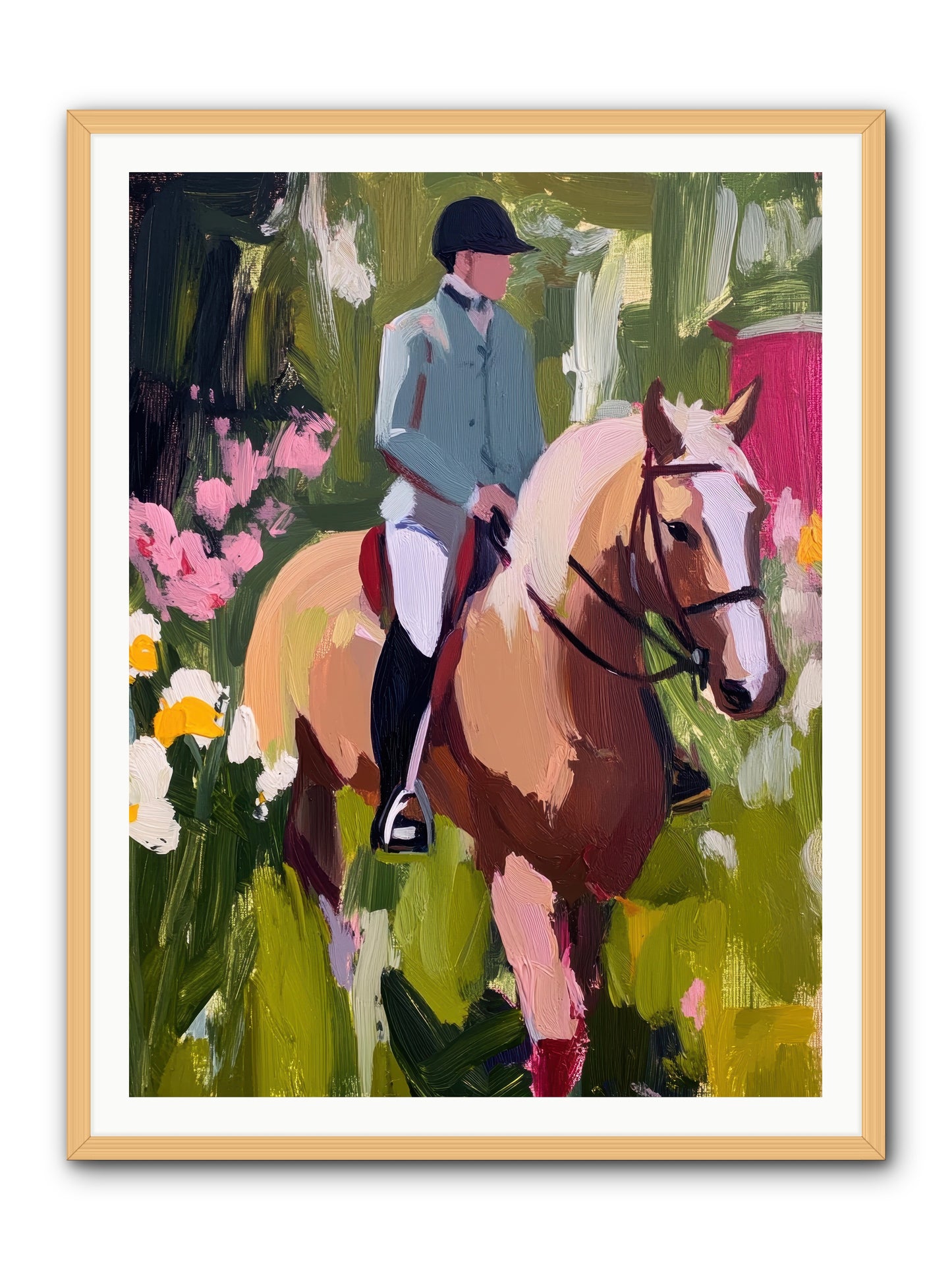 Cinnamon Sky -- Framed Print - Natural 36x48